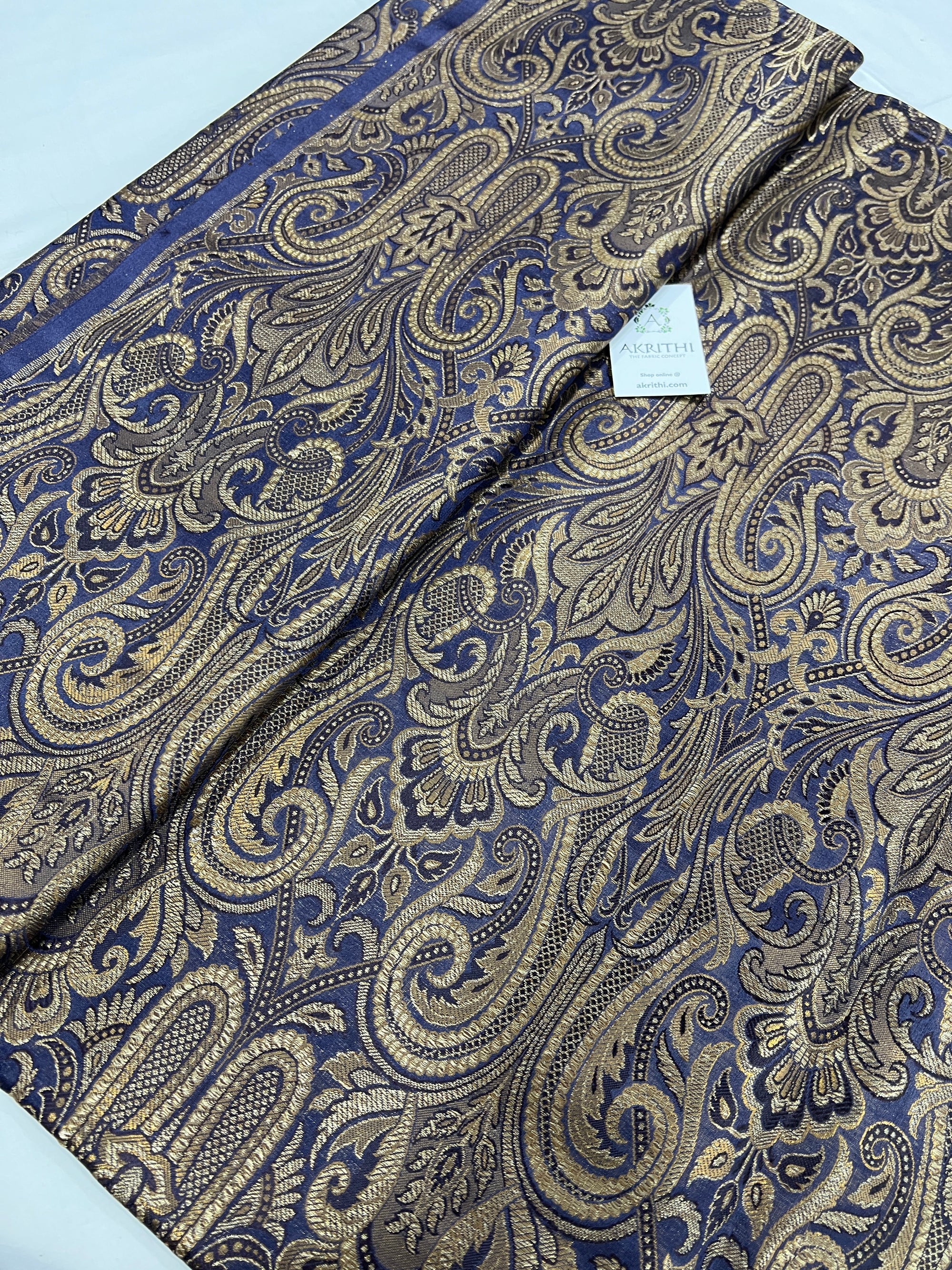 Pure Banarasi brocade fabric