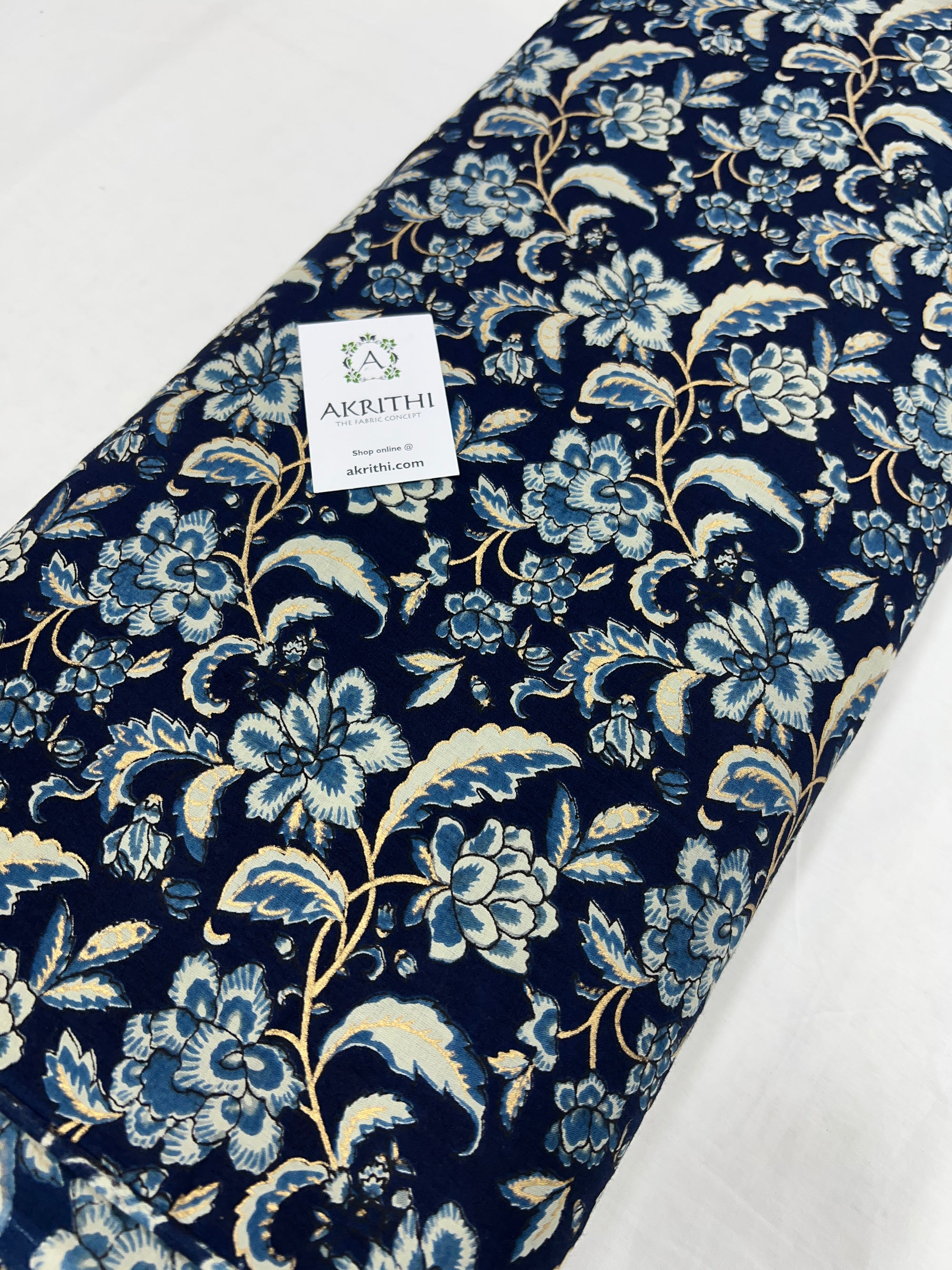 Printed pure cotton fabric