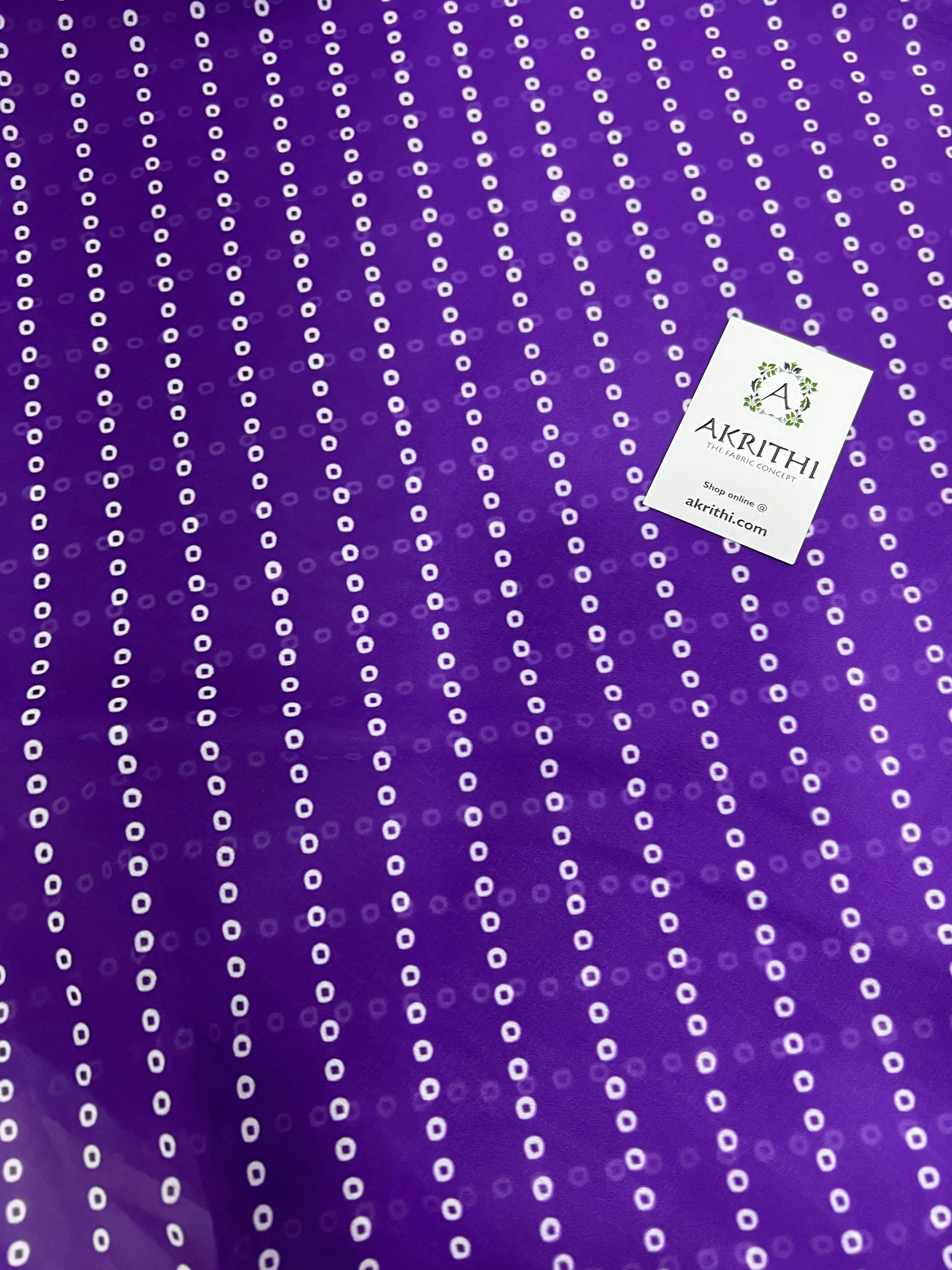Digital floral printed georgette fabric