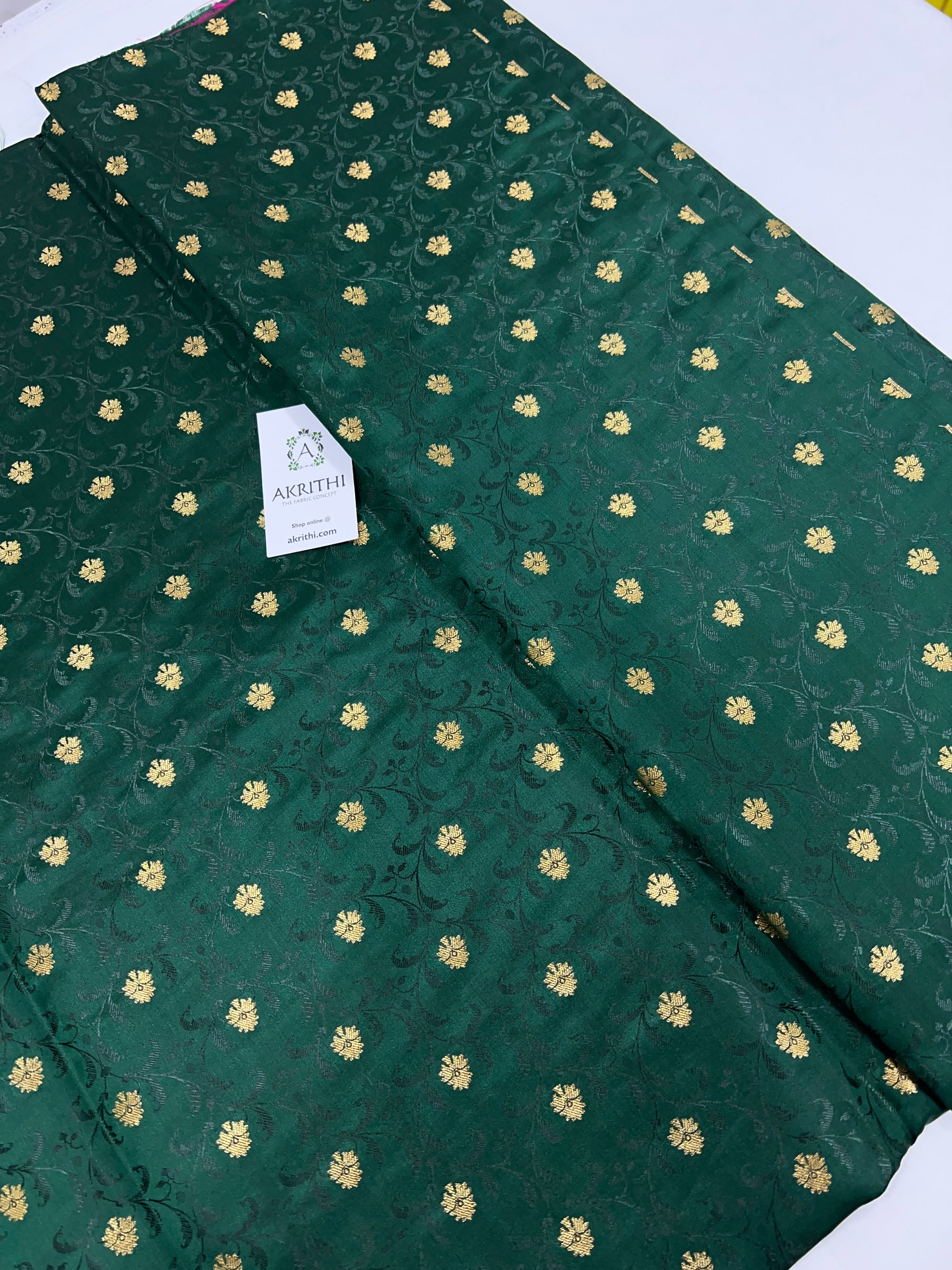Pure Banarasi brocade fabric