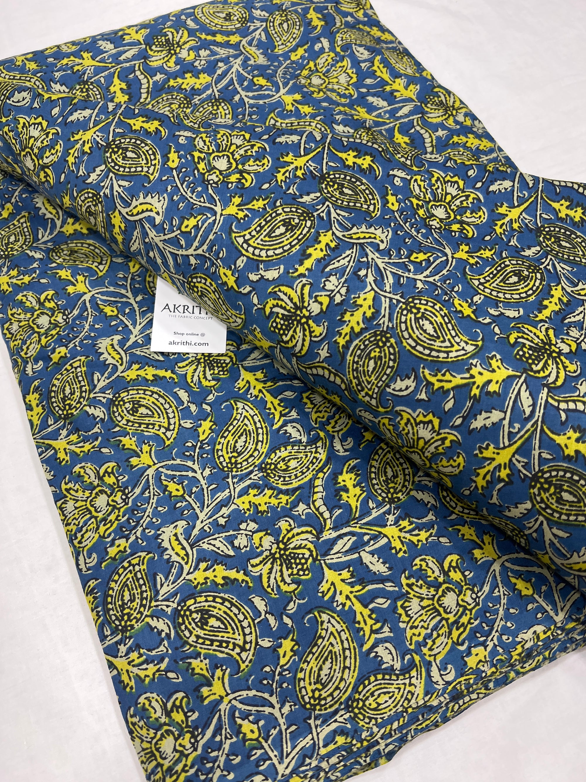Printed pure cotton fabric