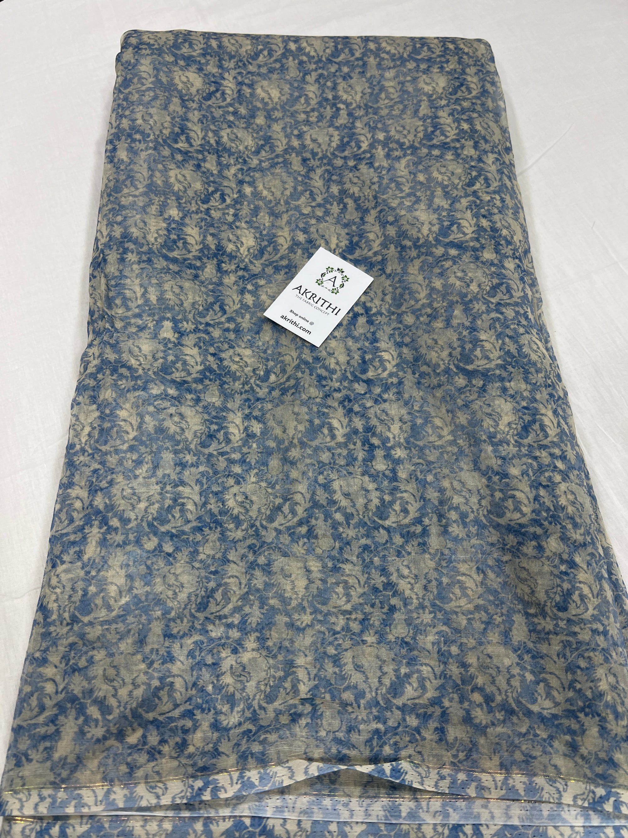 Printed organza fabric