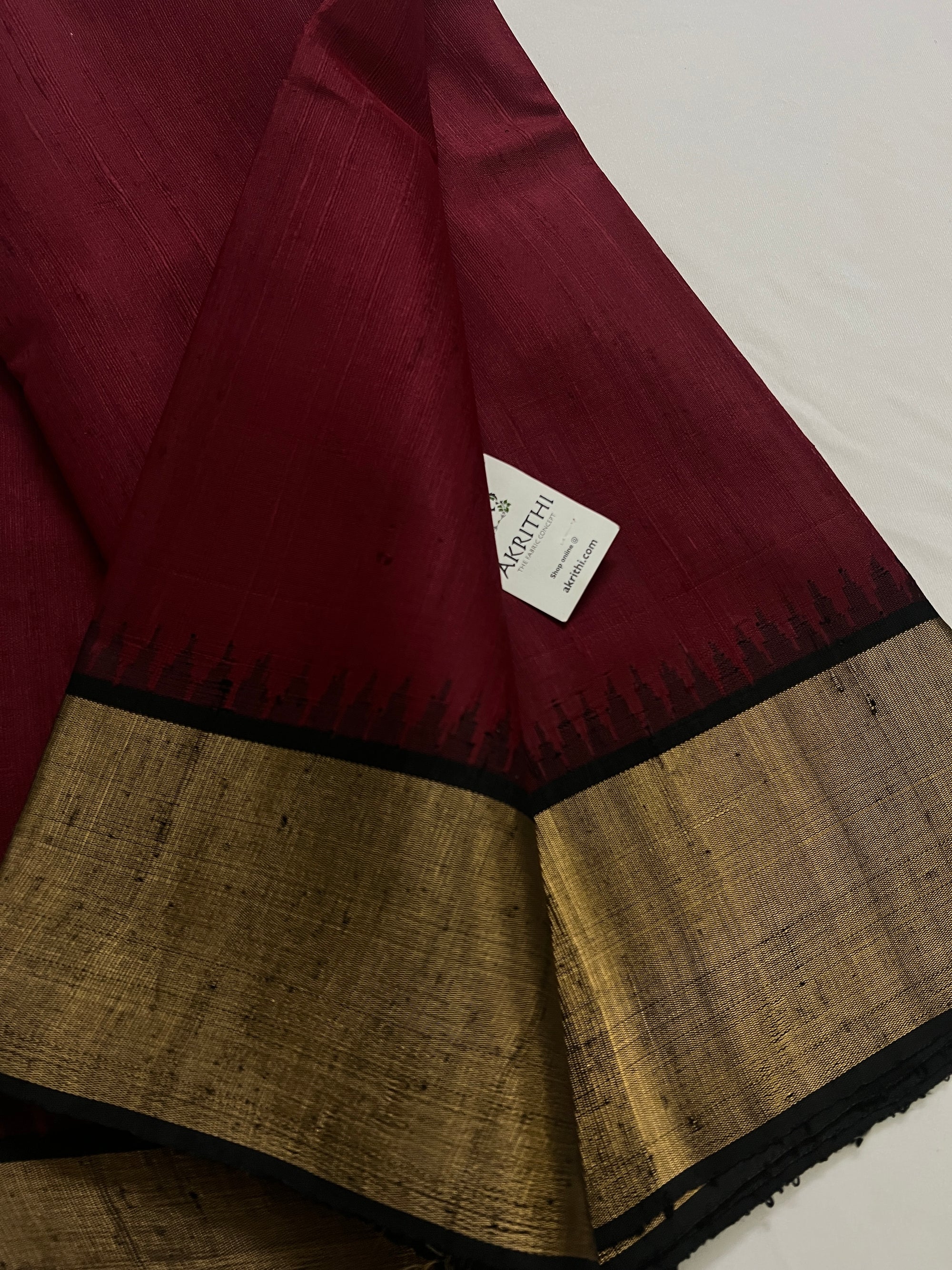 Dupion silk saree