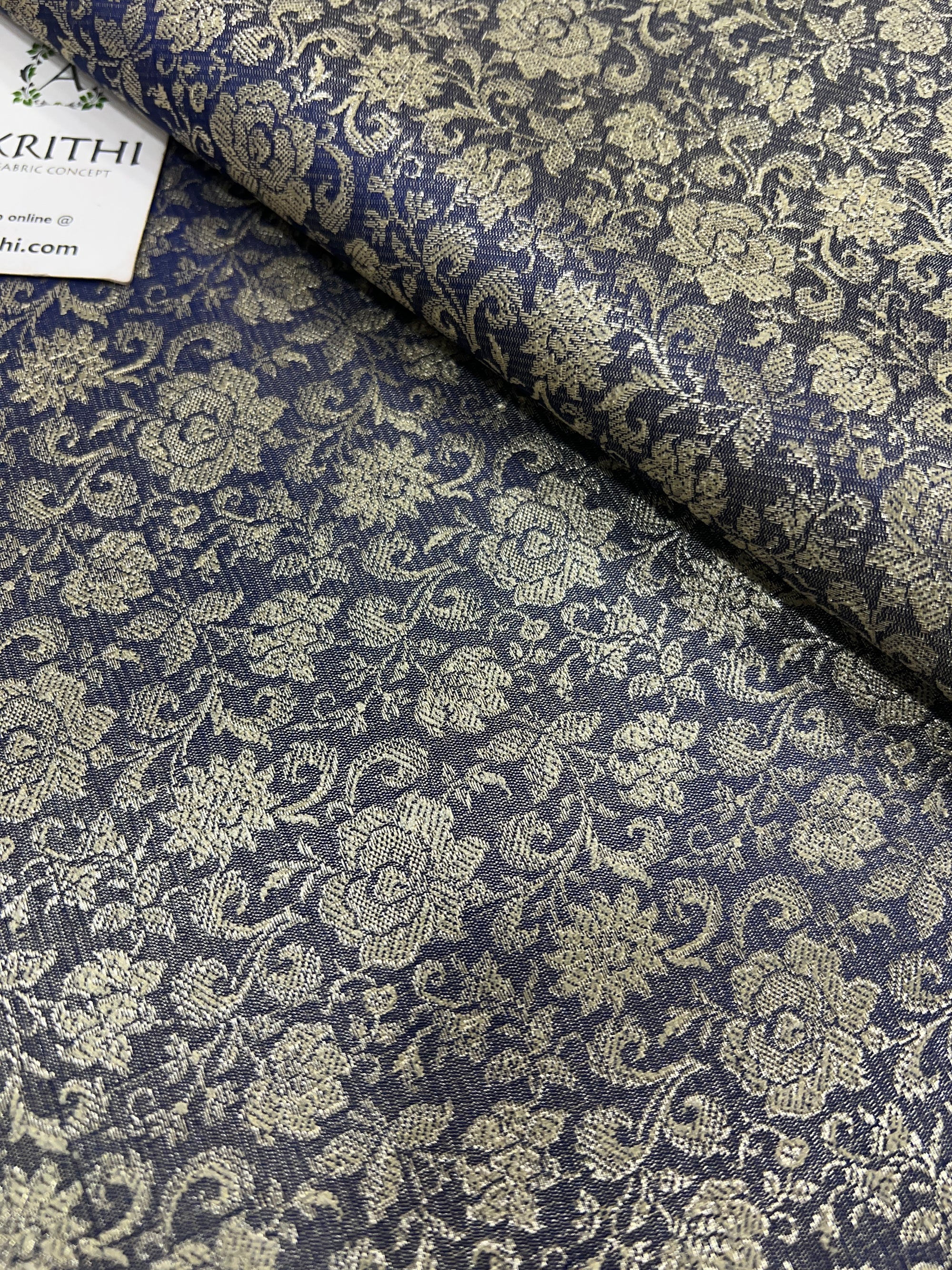 Pure Banarasi brocade fabric