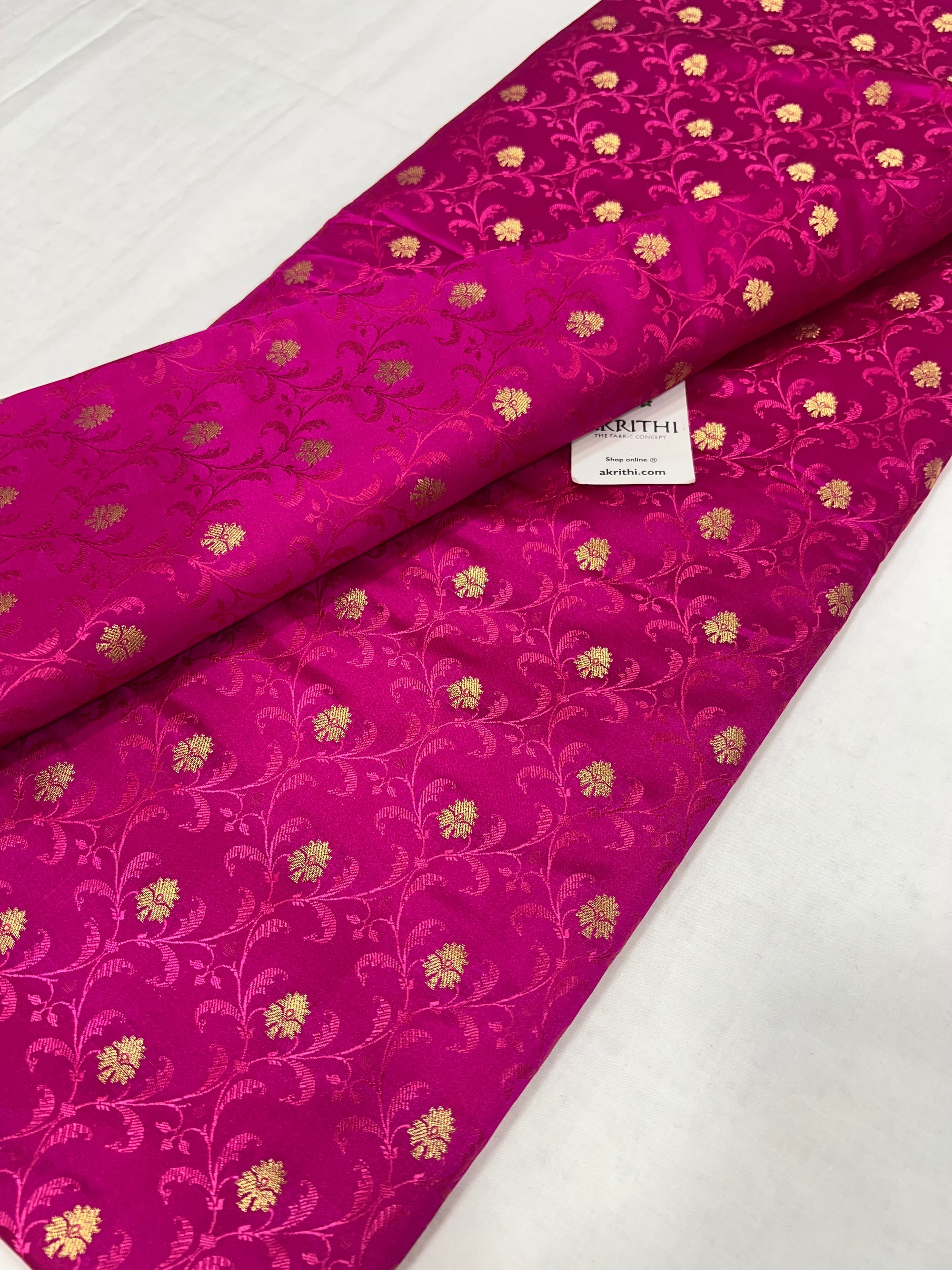 Pure Banarasi brocade fabric