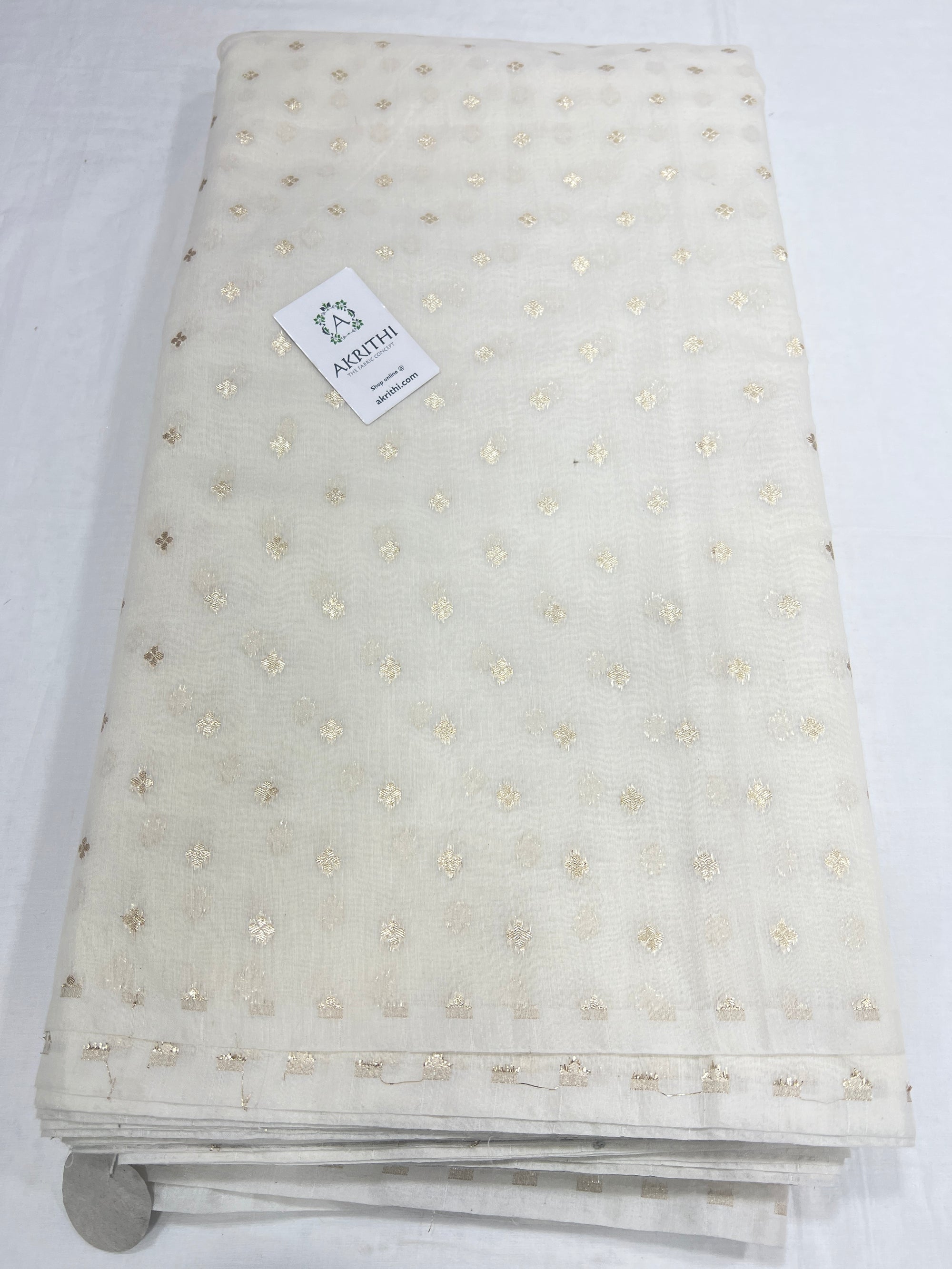 Dyeable banarasi Handloom chanderi lurex fabric