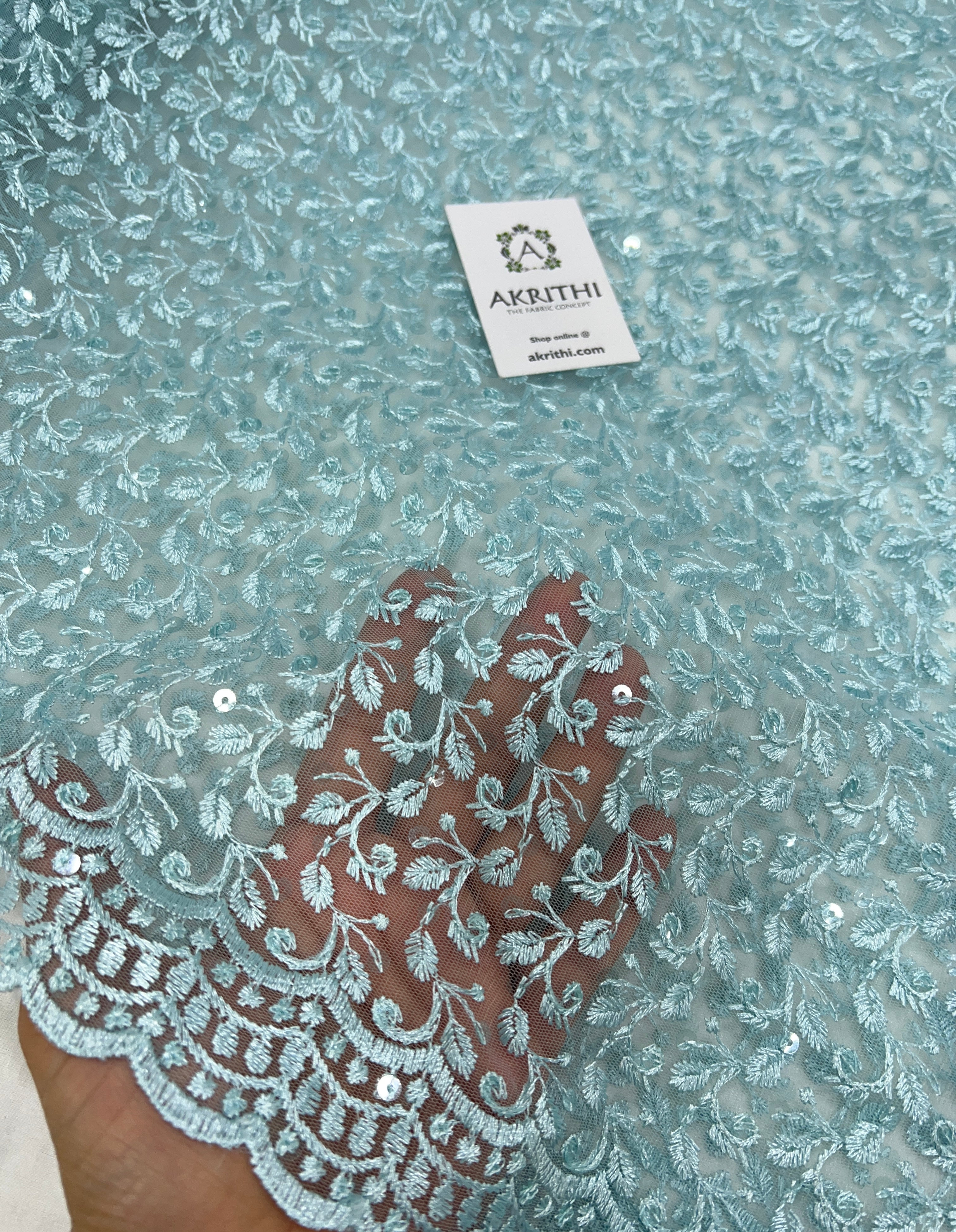 Buy Net Embroidery Fabric