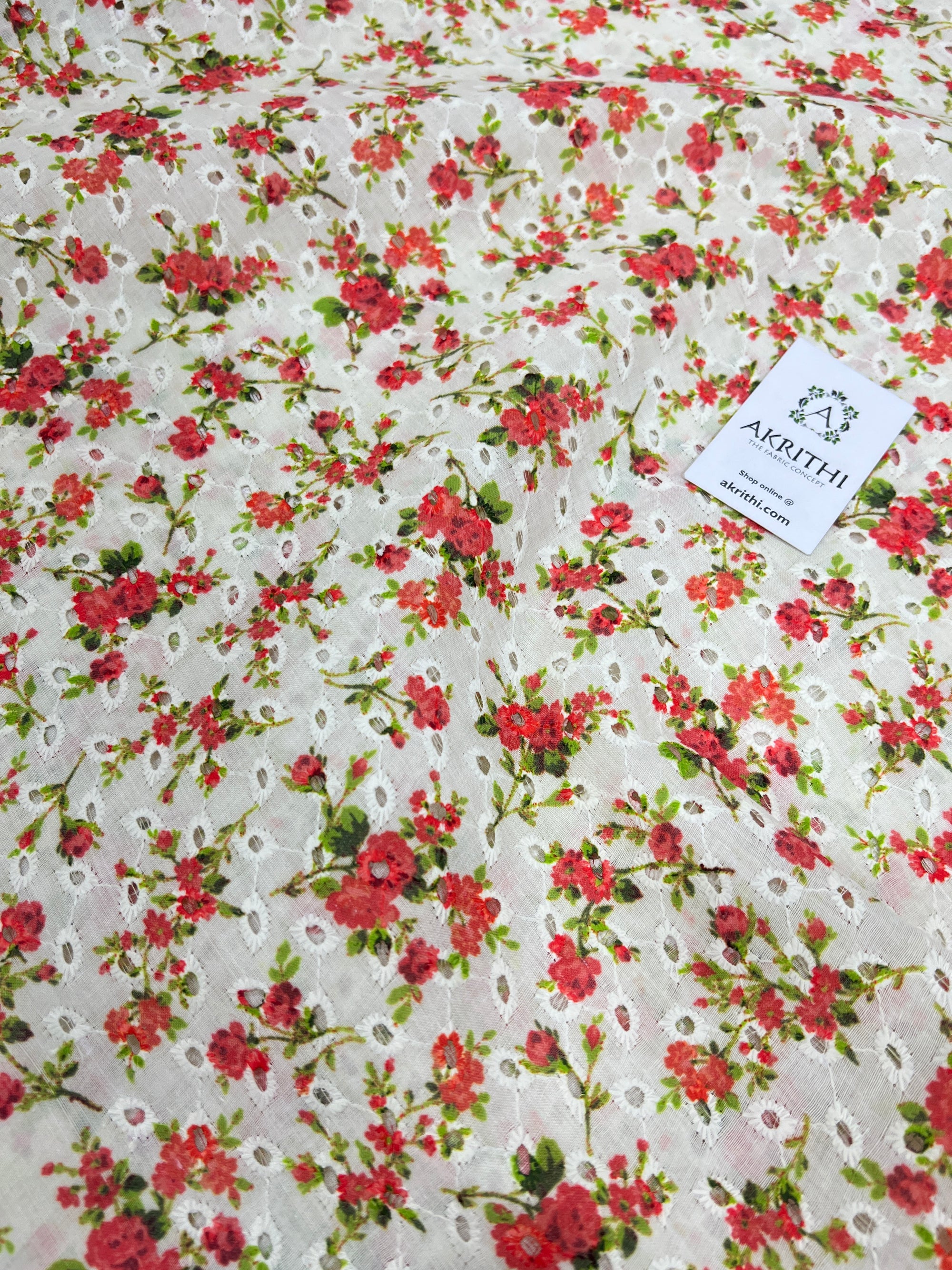 Printed Hakoba cotton fabric