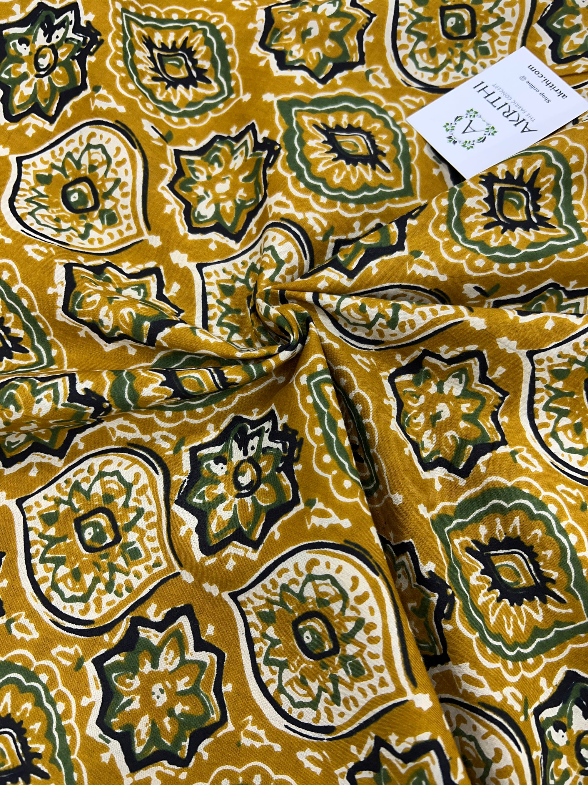 Printed pure cotton fabric