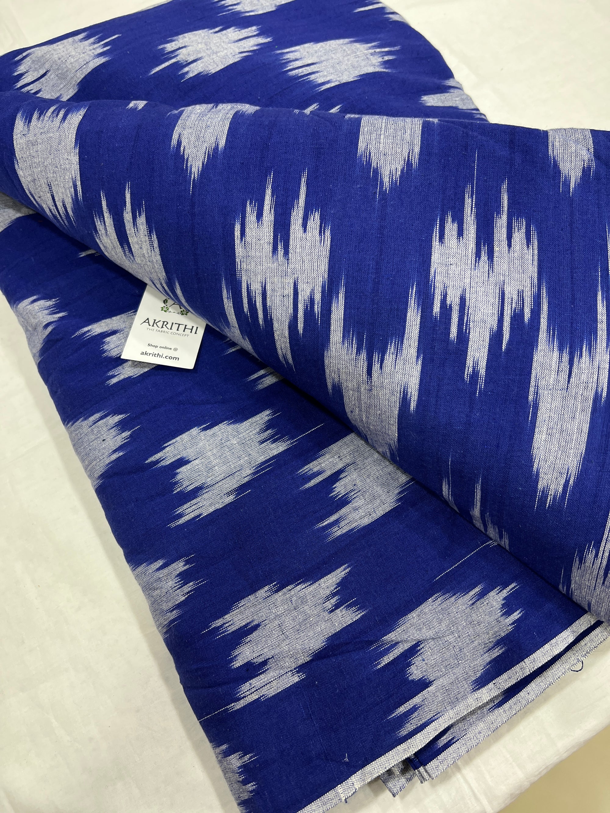 Handloom Ikat pure cotton fabric