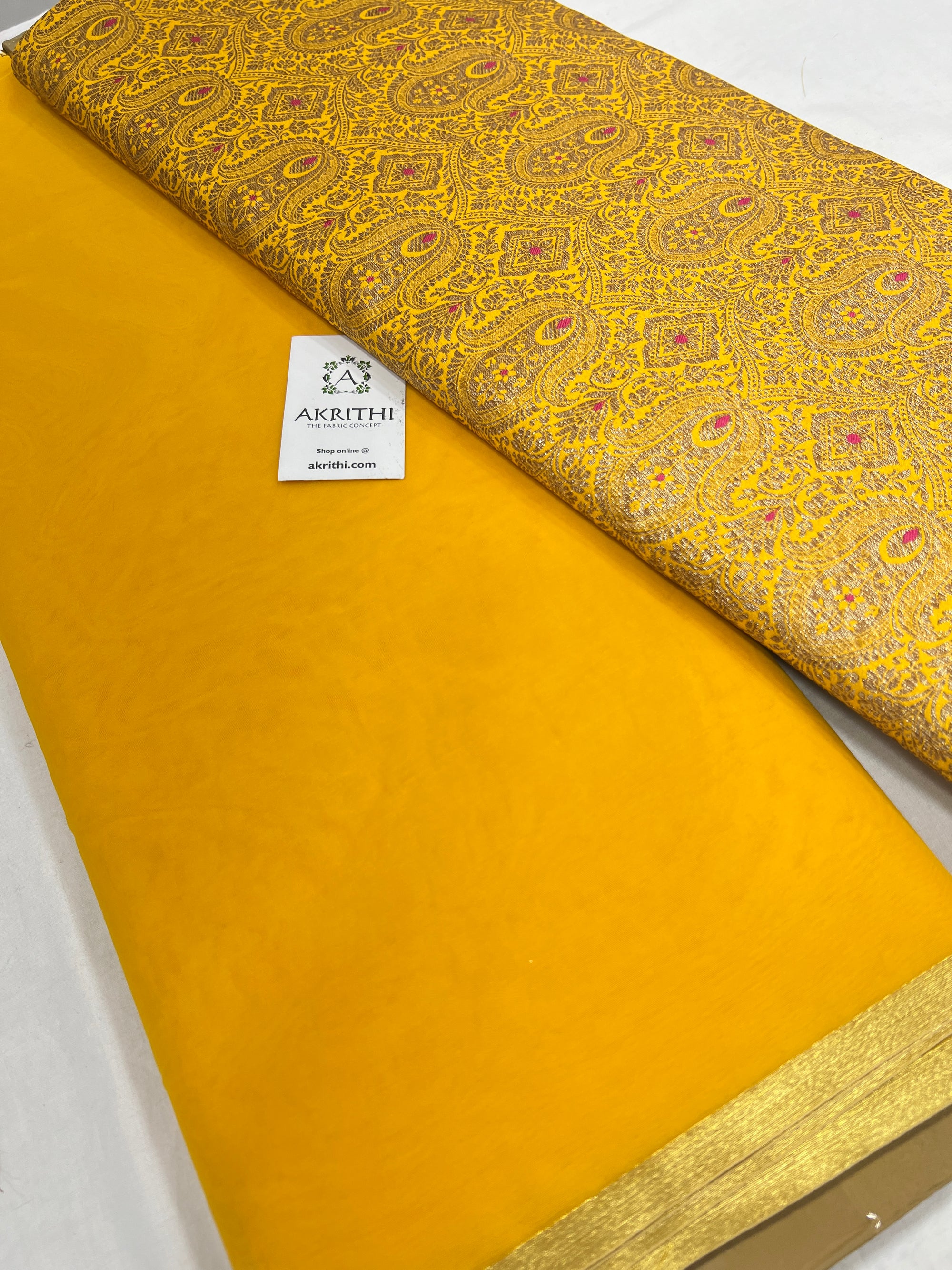 Organza saree with Banarasi blouse