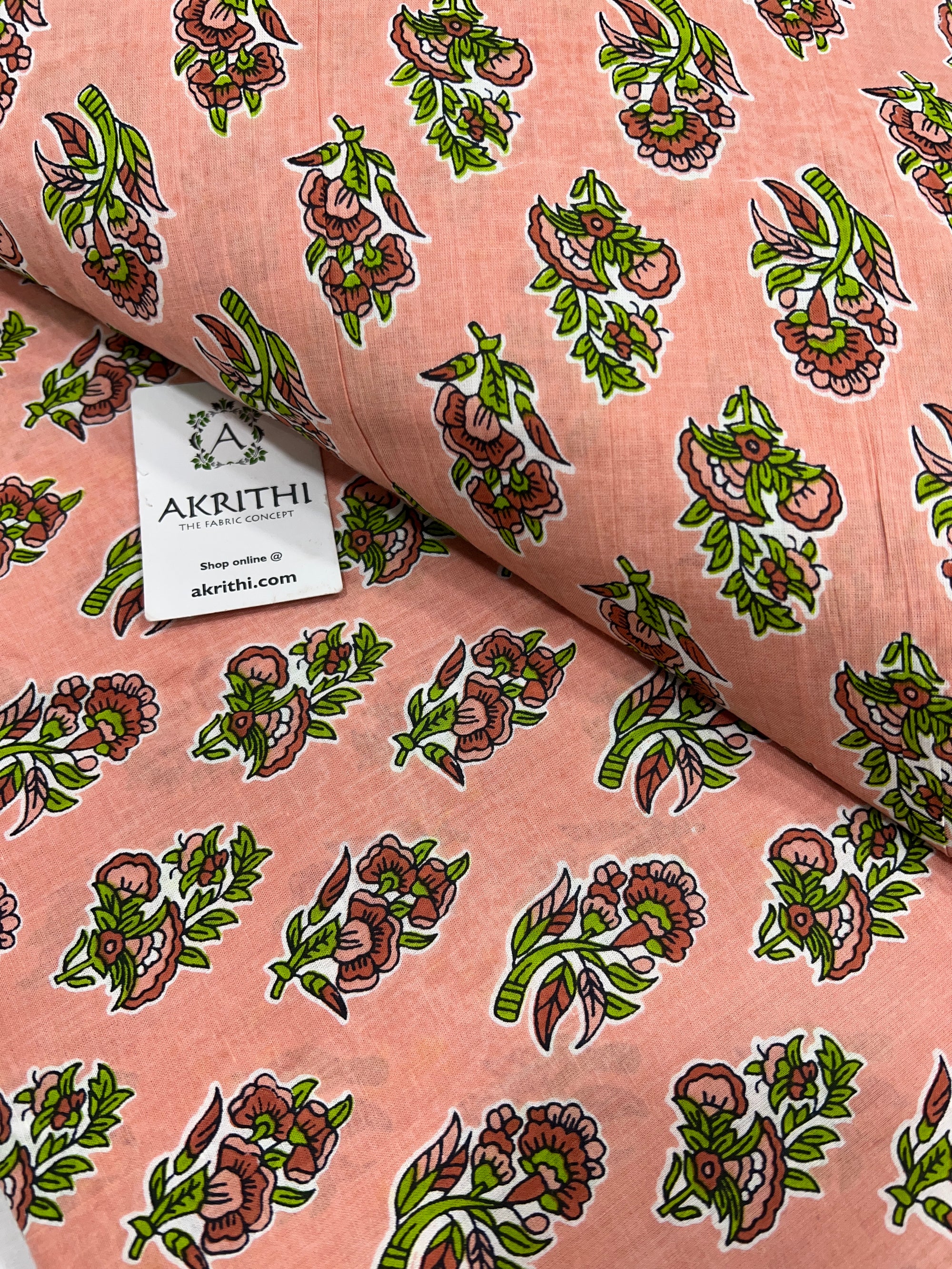 Printed pure cotton fabric