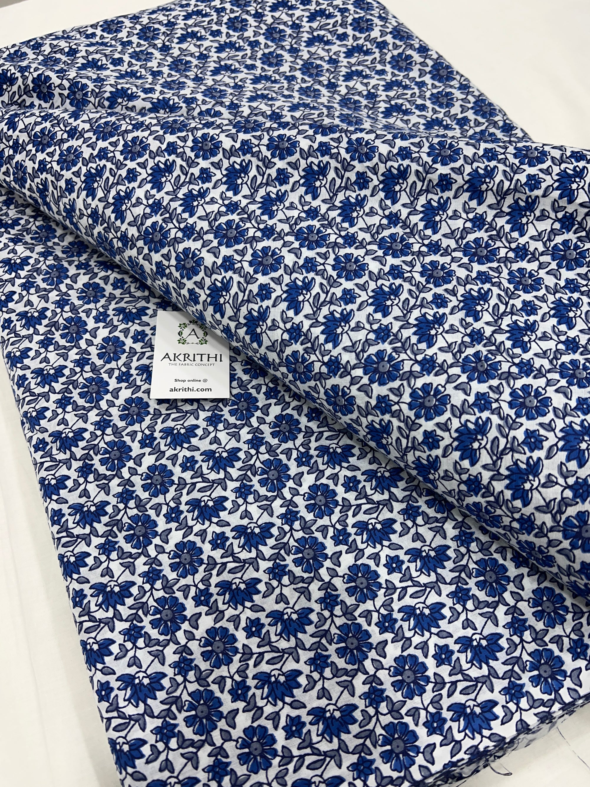 Printed pure cotton fabric