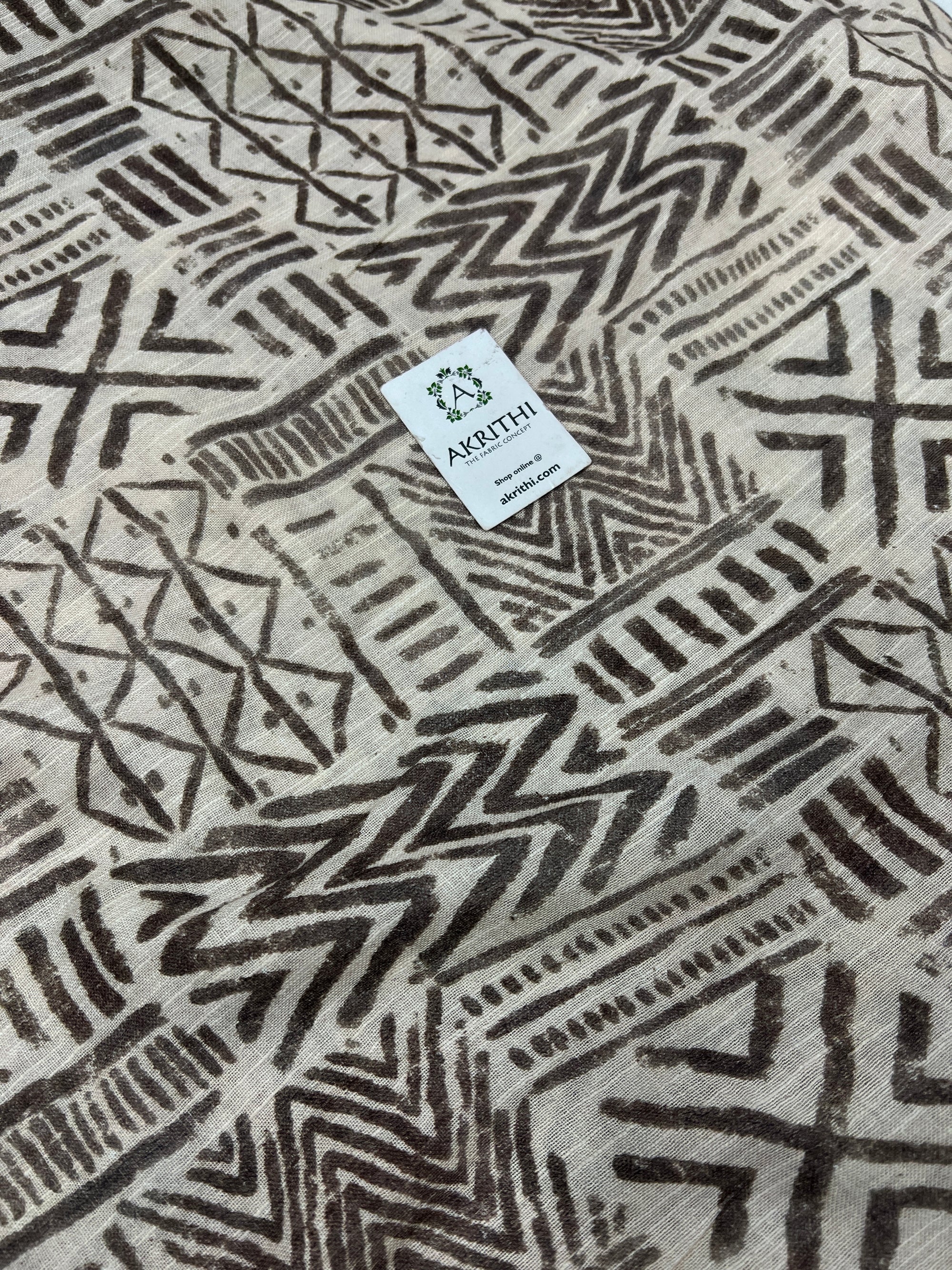 Digital Printed pure linen twill cotton fabric