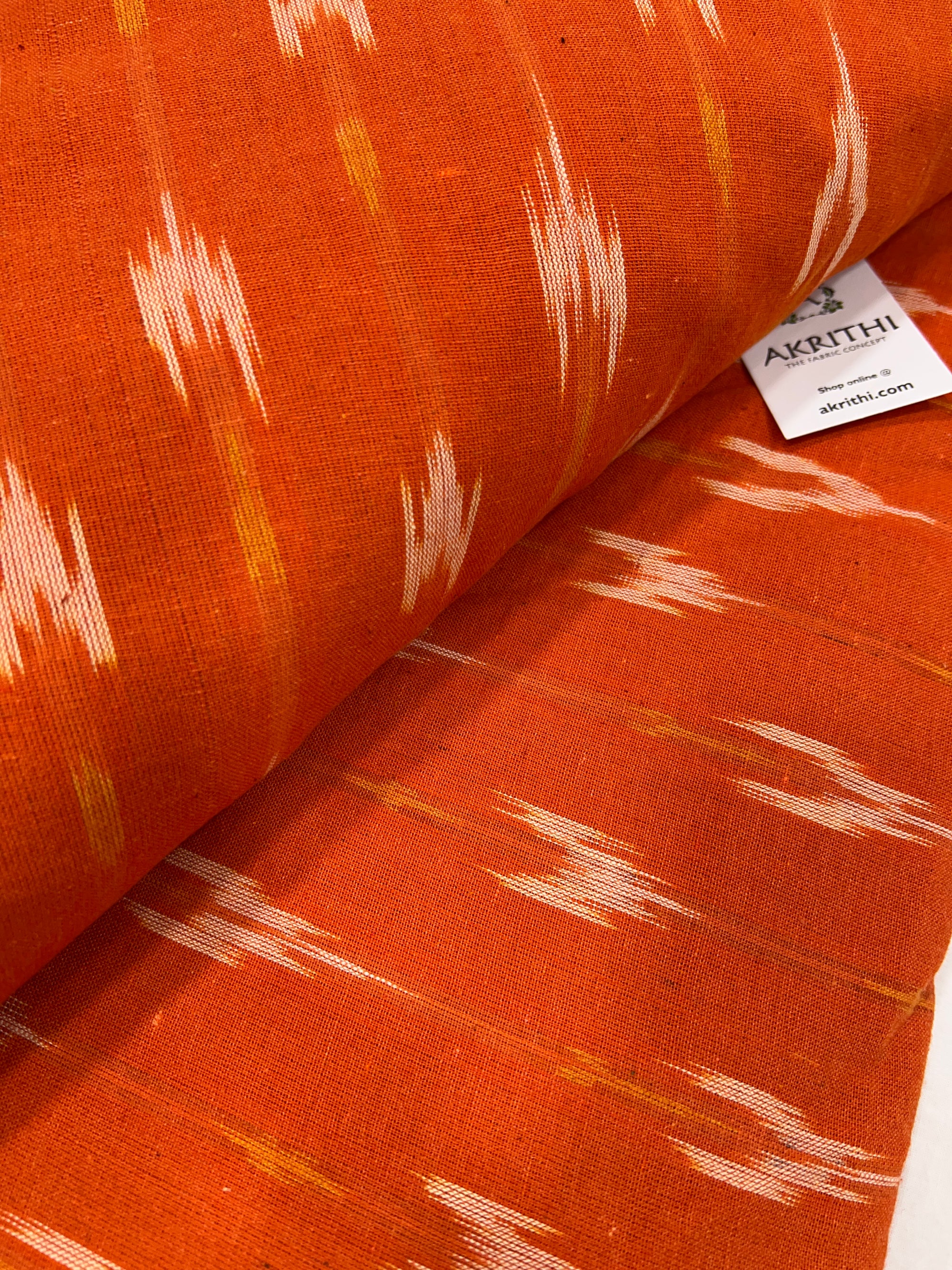 Handloom Ikat pure cotton fabric