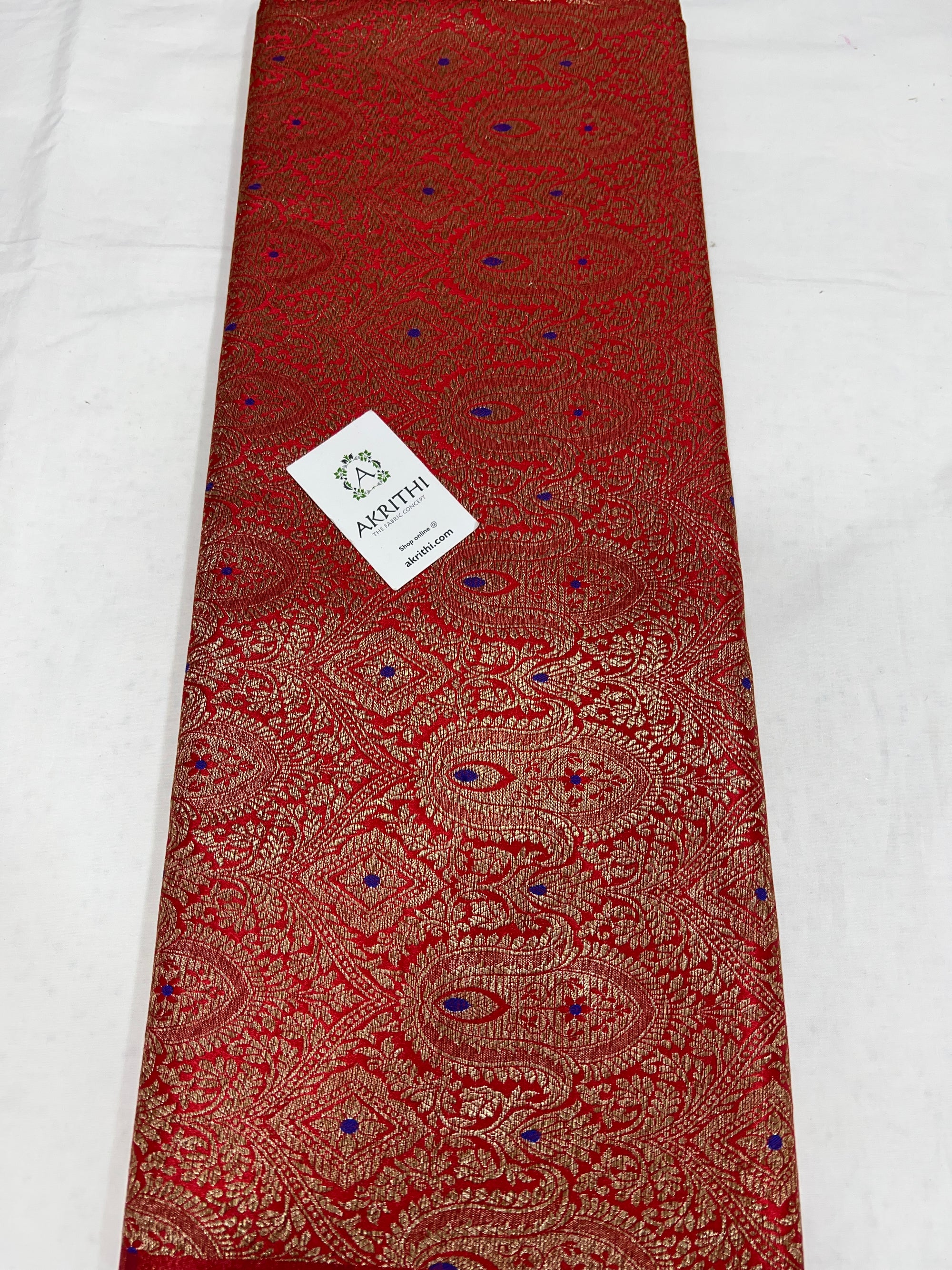 Banarasi brocade fabric antique zari