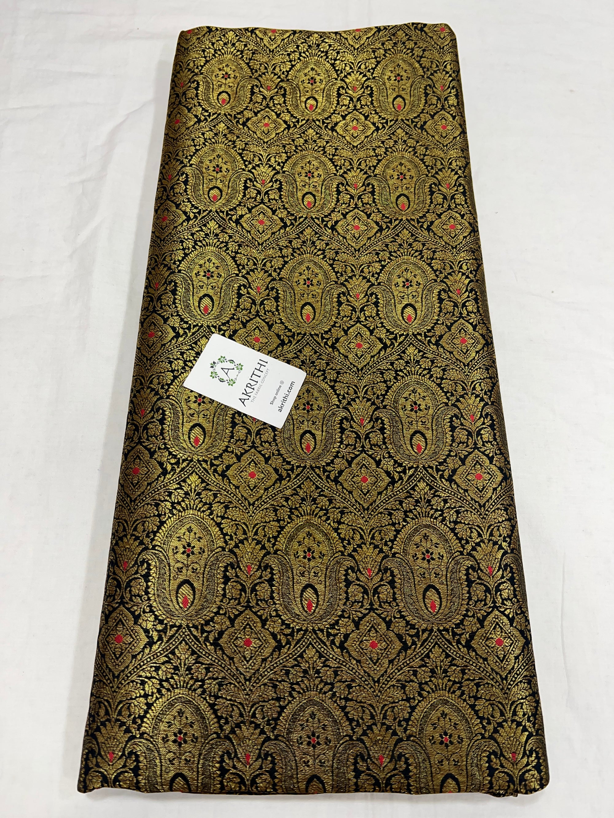 Banarasi brocade fabric antique zari