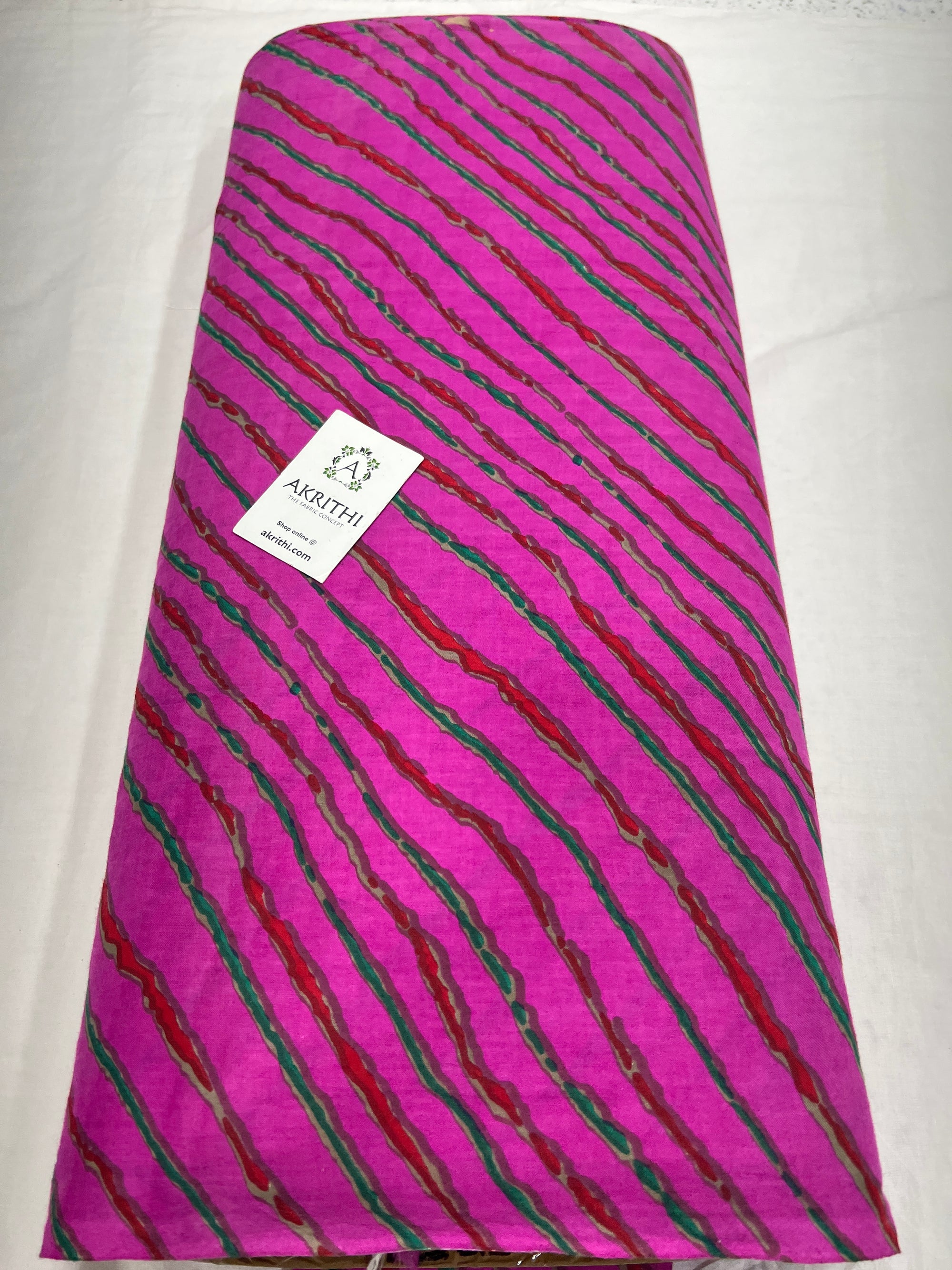 Leheriya Printed pure cotton fabric