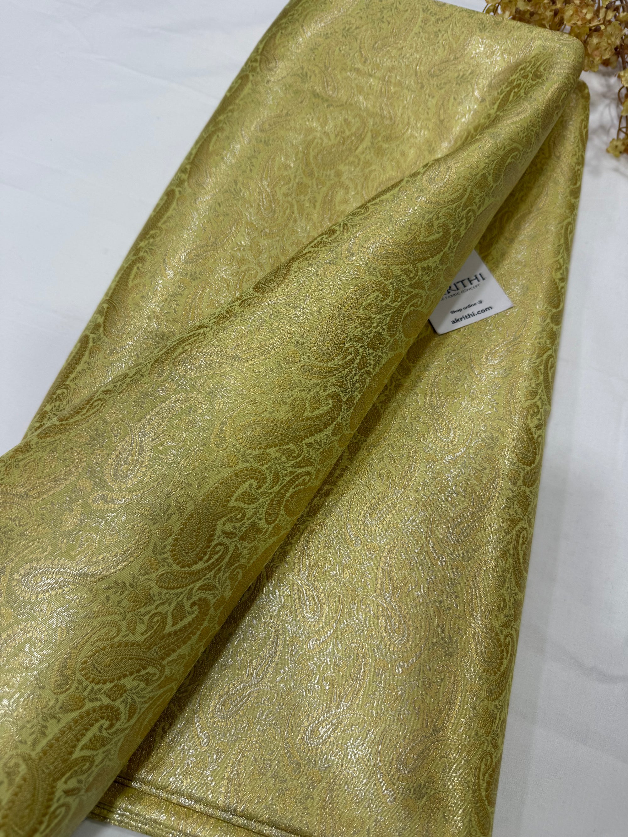 Pure Banarasi brocade fabric