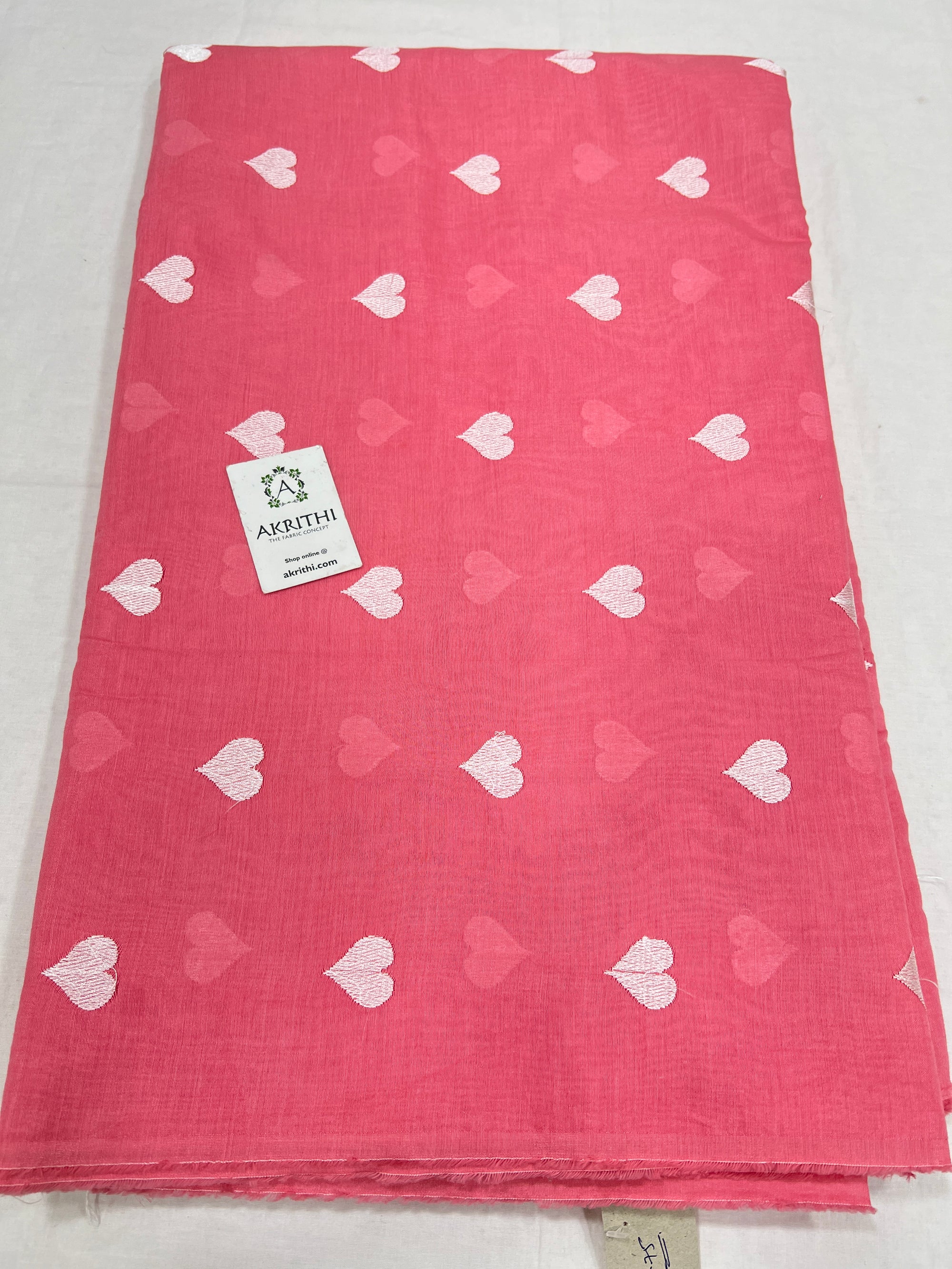 CHANDERI EMBROIDERED FABRIC