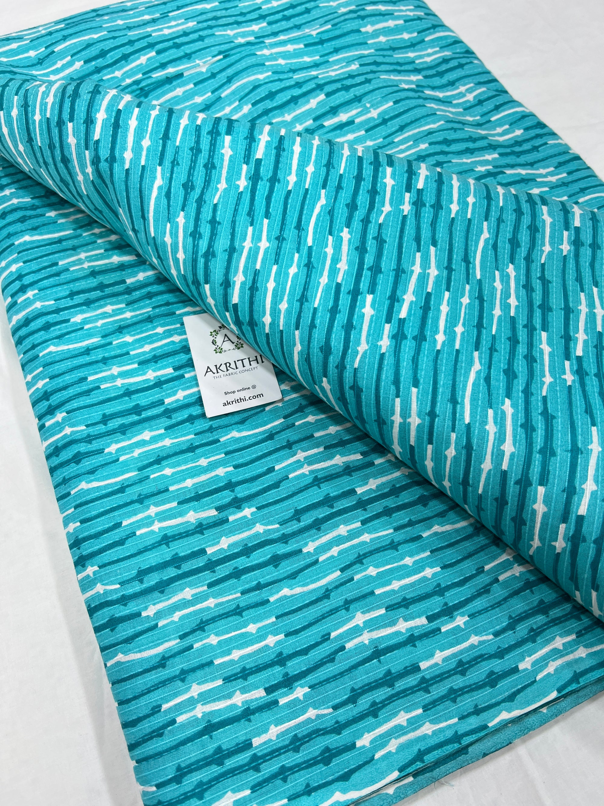 Kantha Printed pure cotton fabric