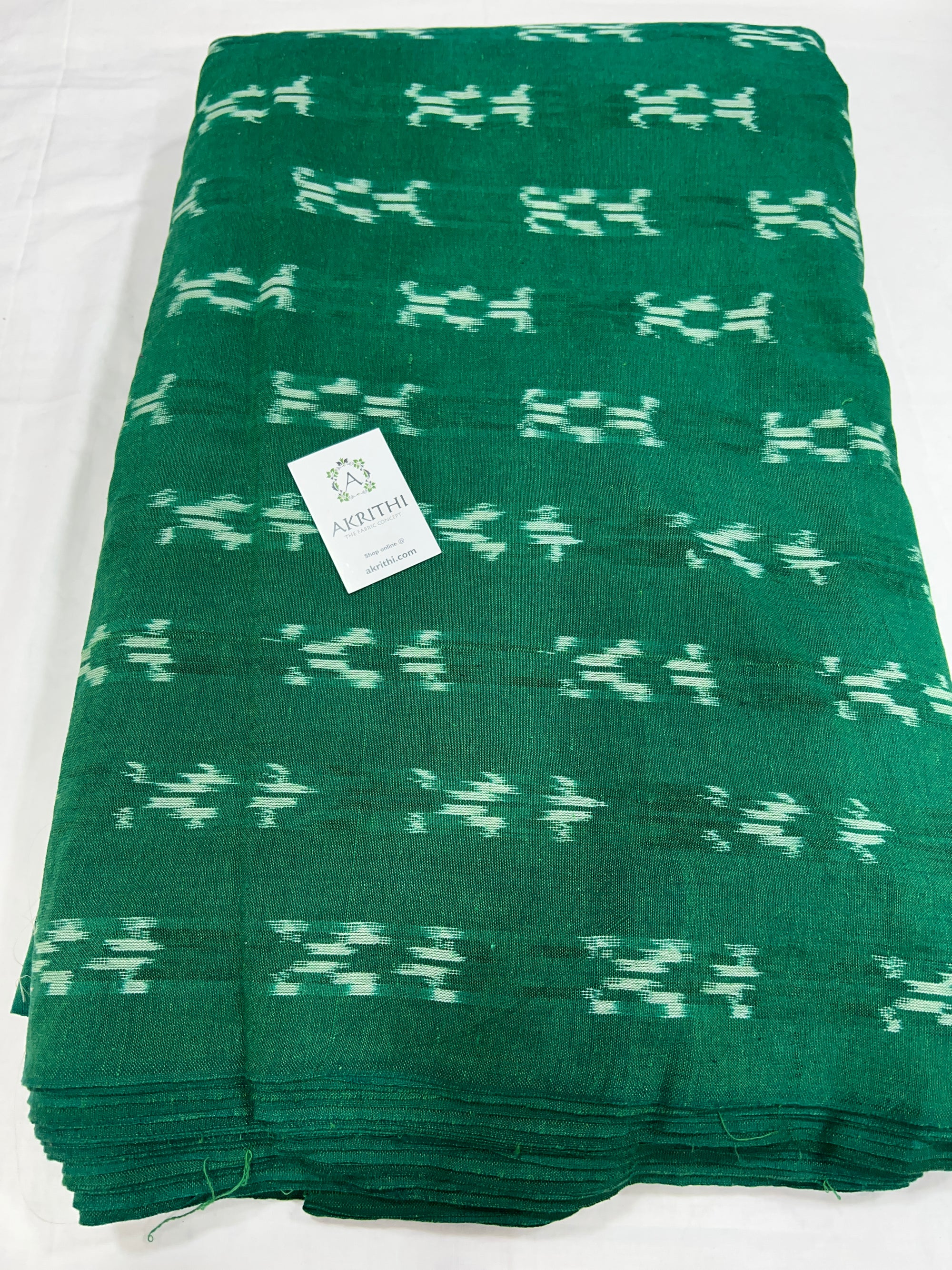 Handloom Ikat pure cotton fabric