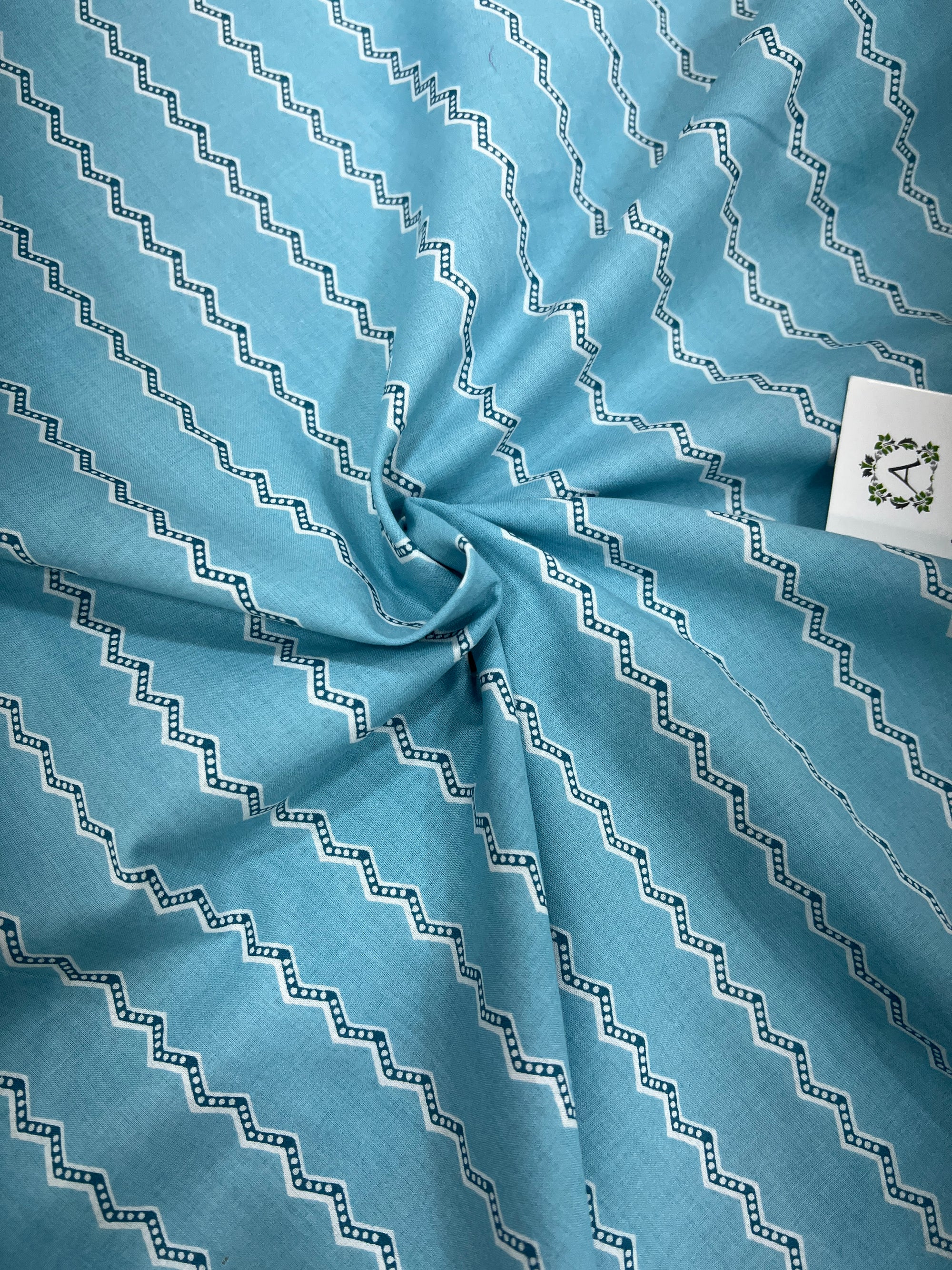 Printed pure cotton fabric