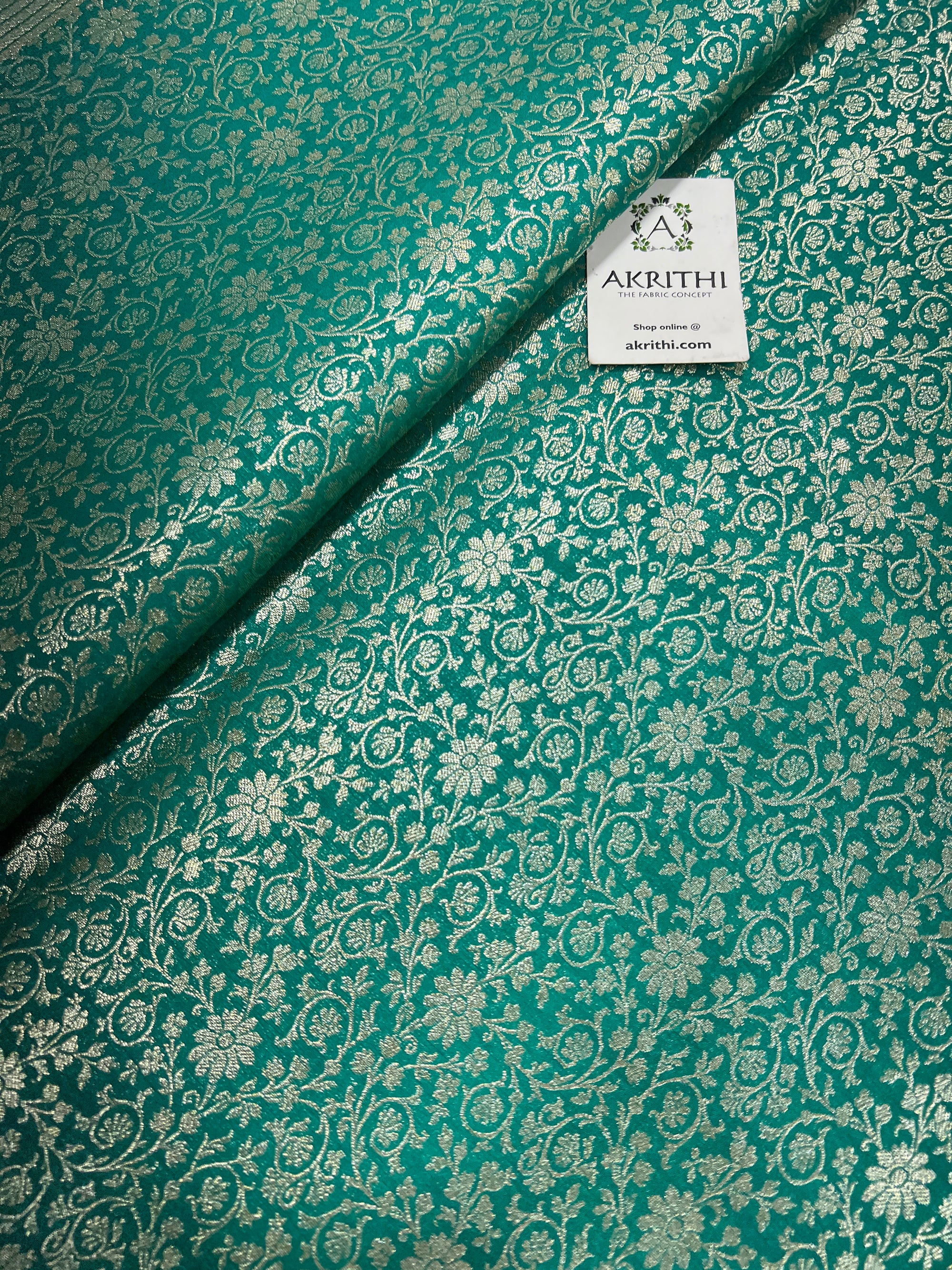 Pure Banarasi brocade fabric