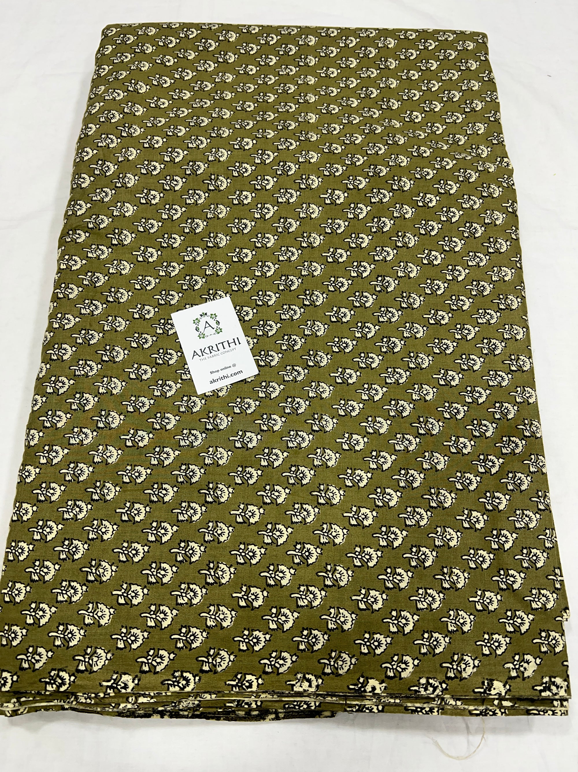 Printed pure cotton fabric