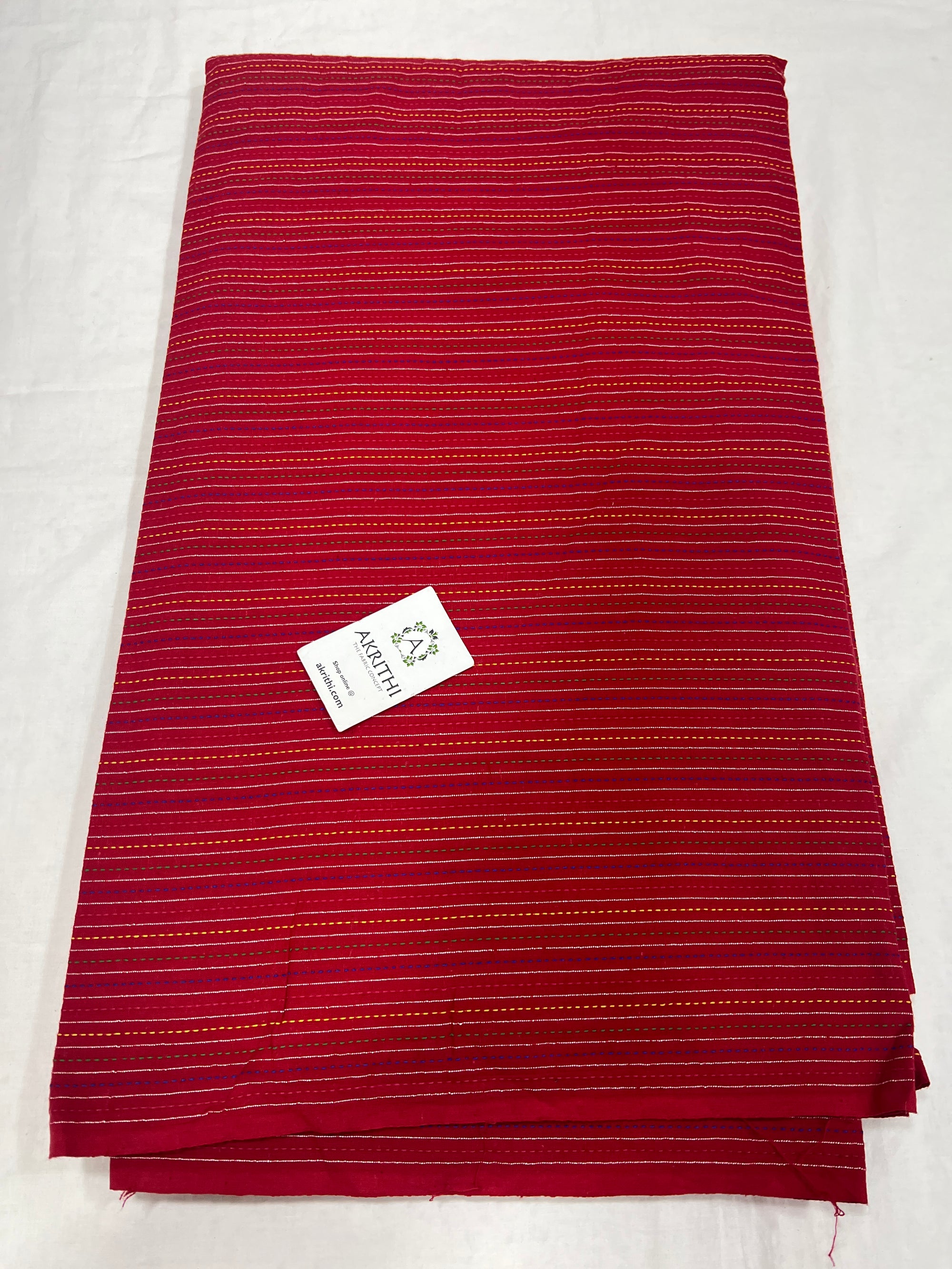 Kantha pure cotton fabric