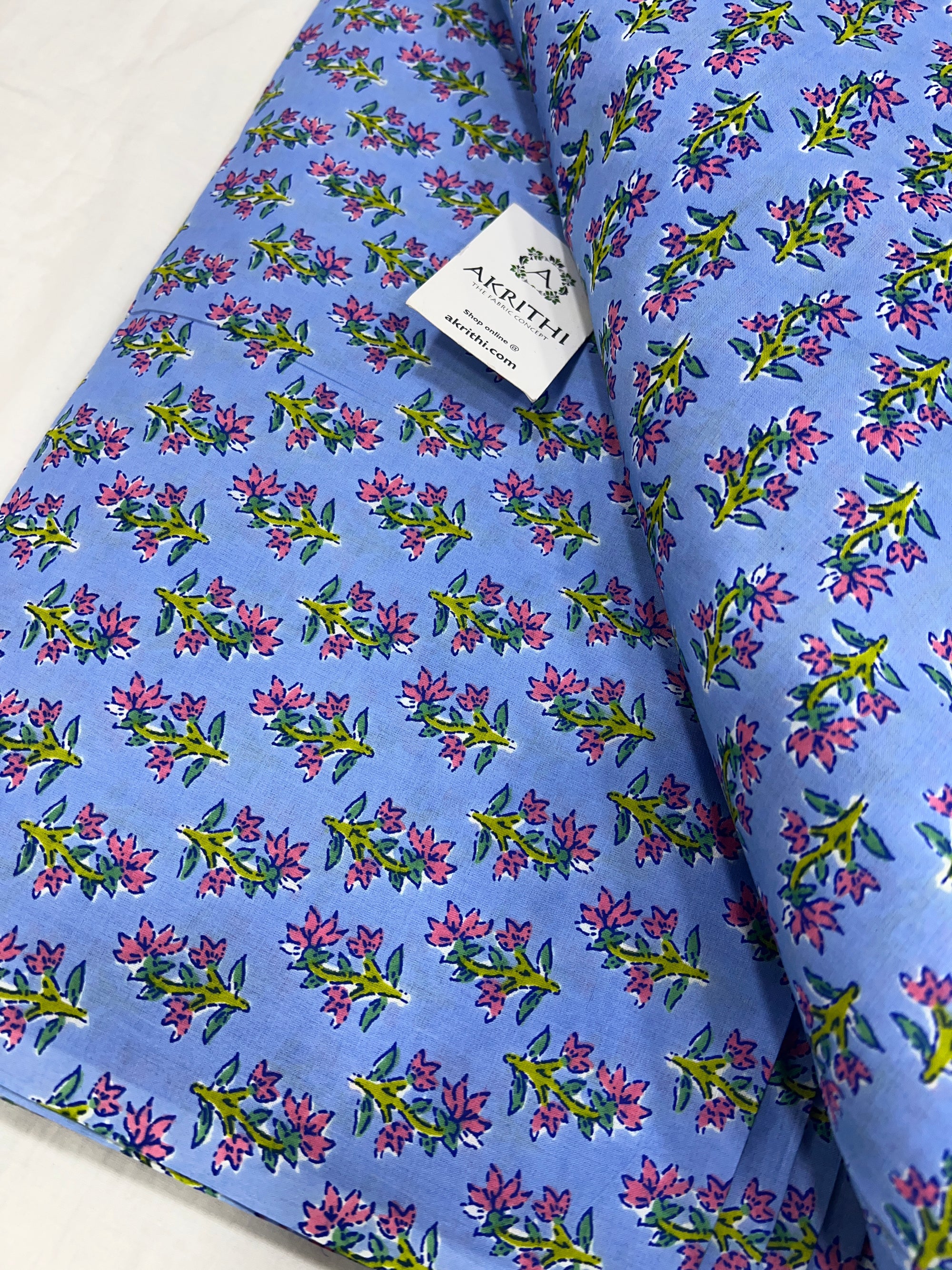 Printed pure cotton fabric