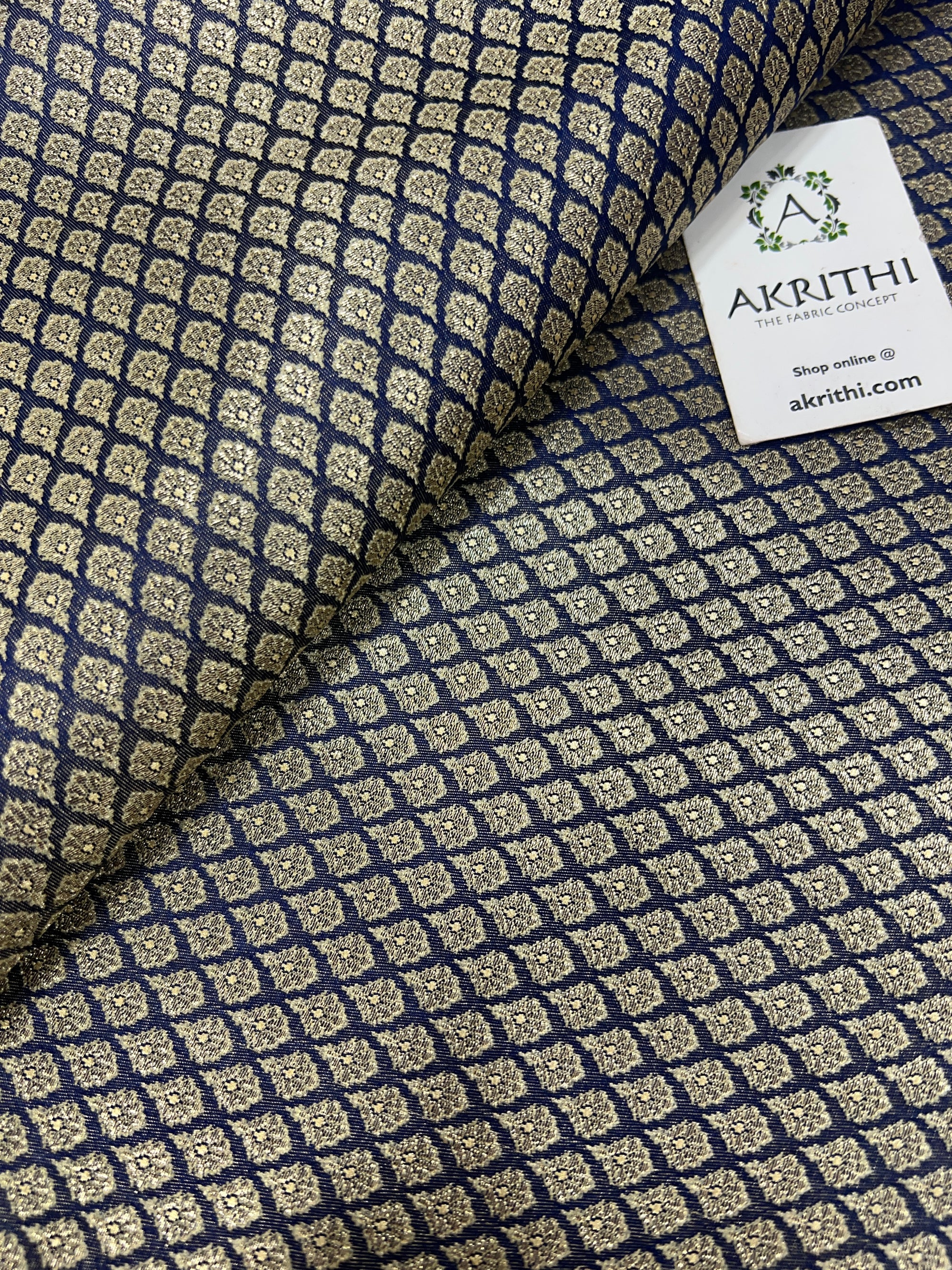 Pure Banarasi brocade fabric