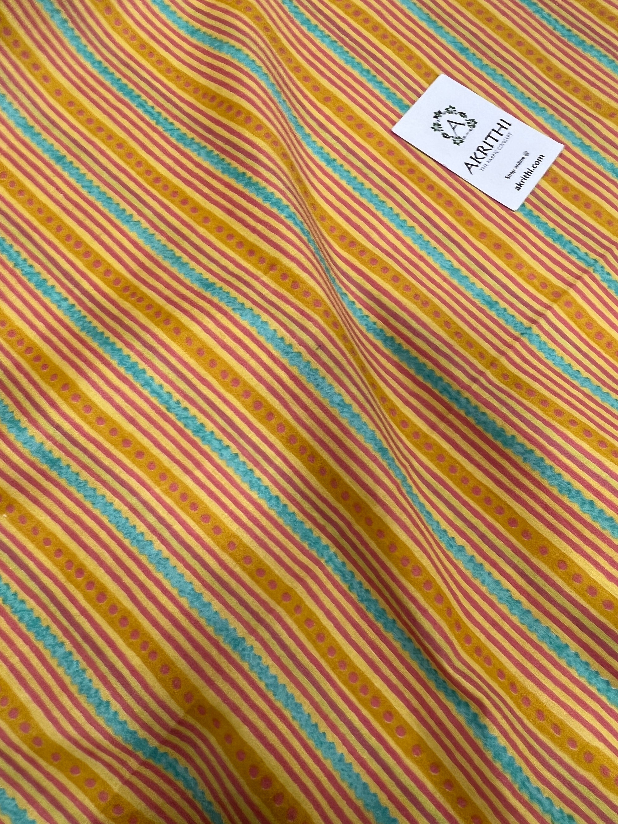 Printed pure cotton fabric