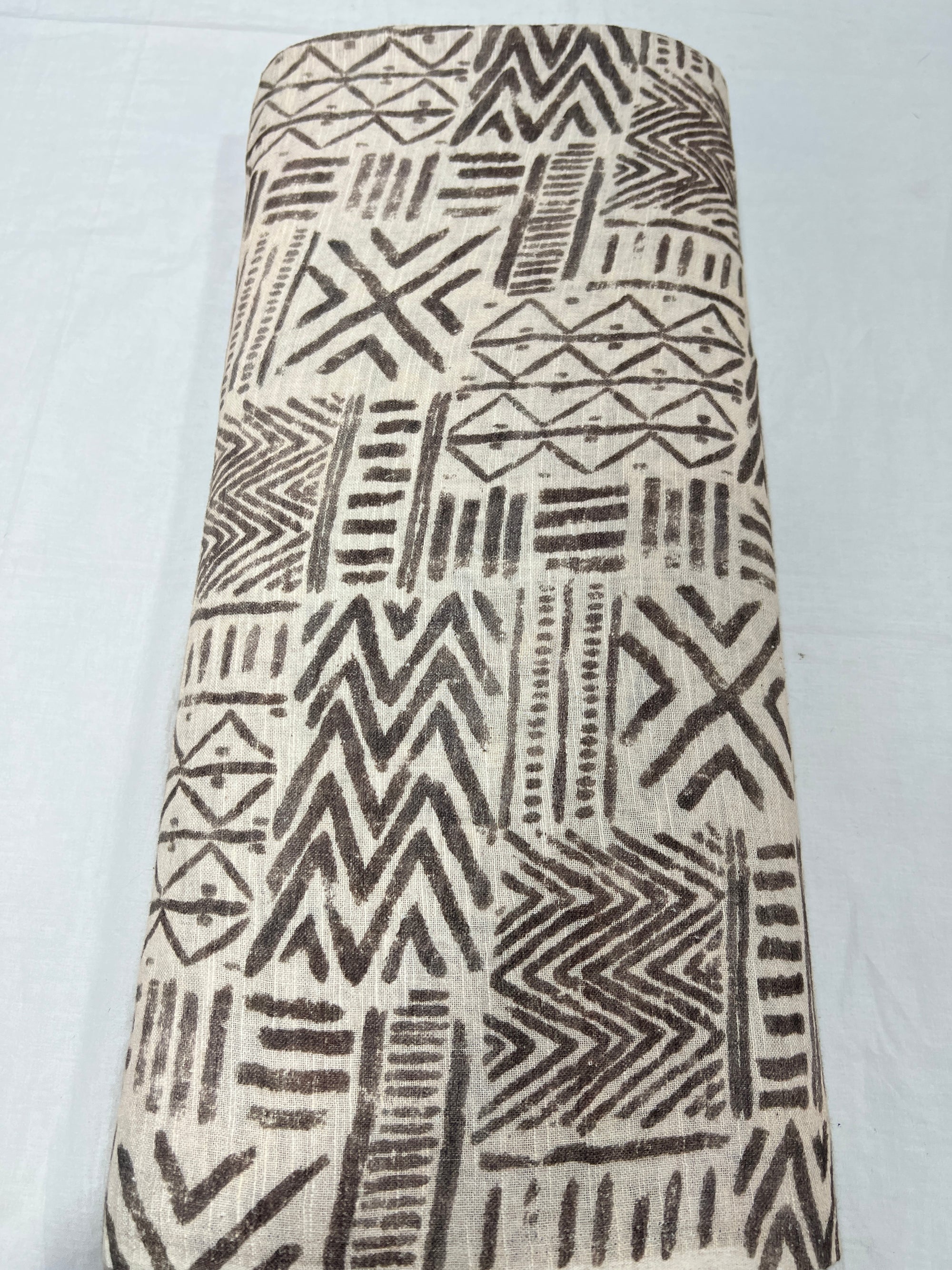 Digital Printed pure linen twill cotton fabric