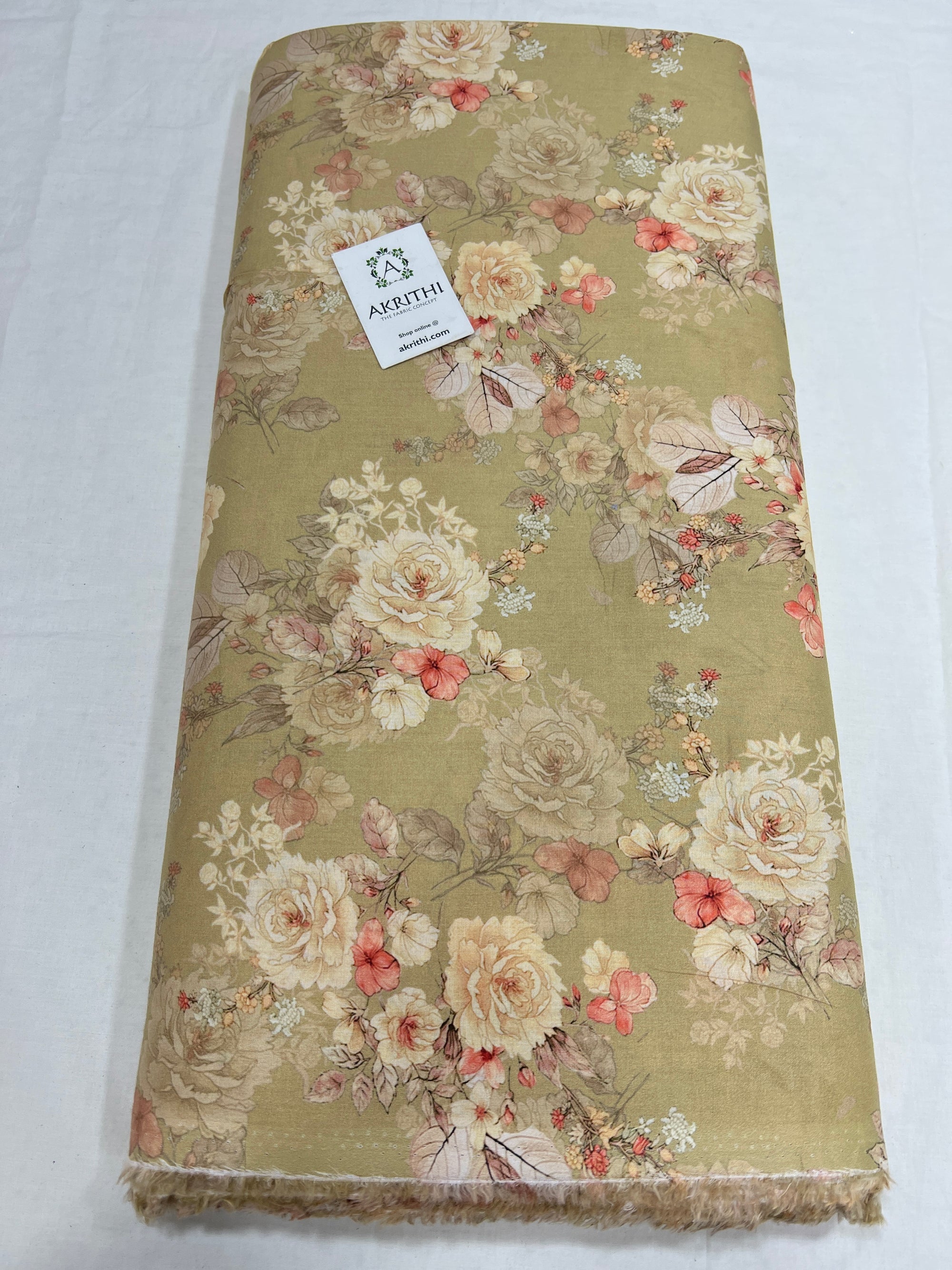 Digital Printed pure cotton fabric