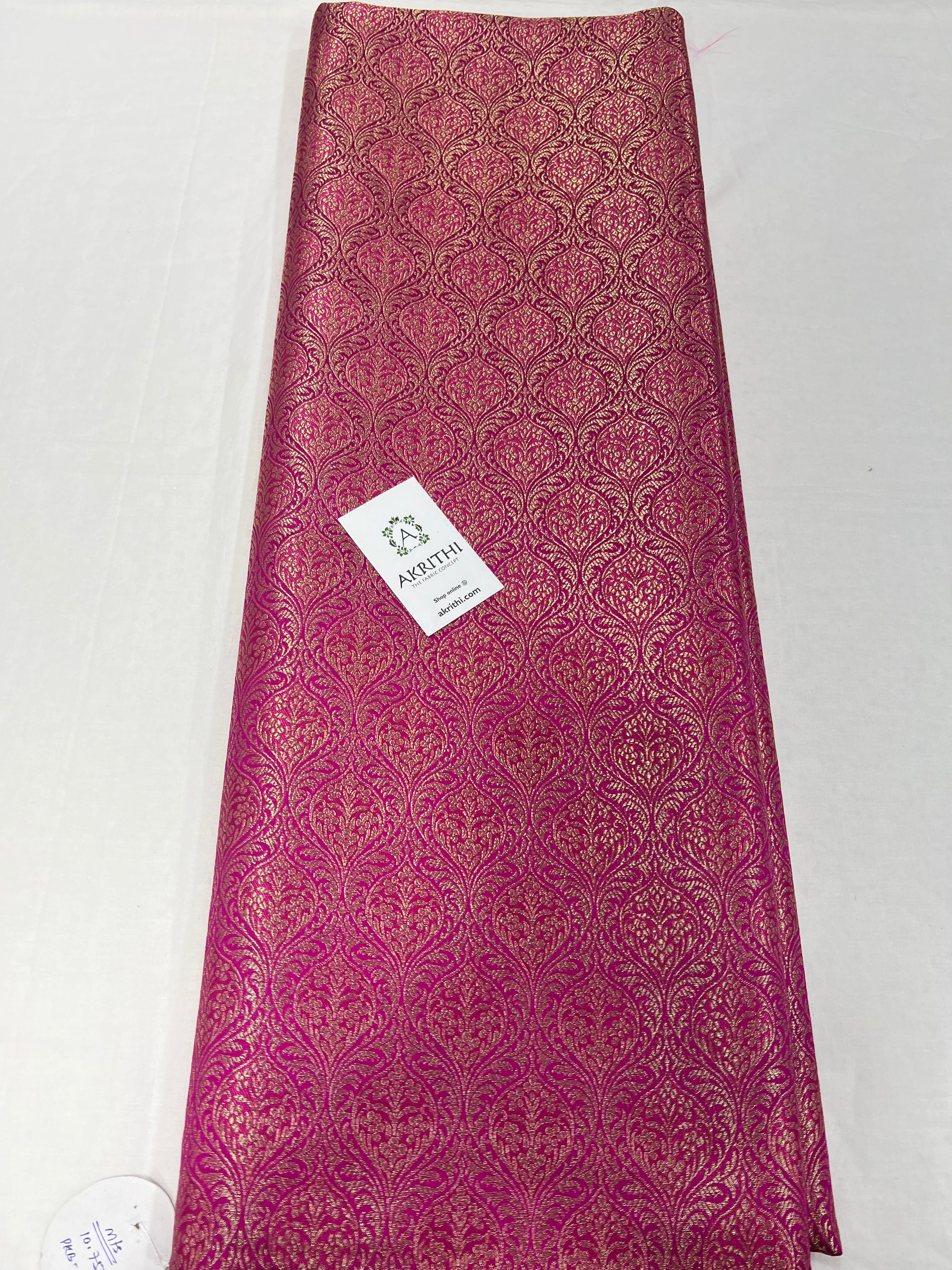 Pure Banarasi brocade fabric