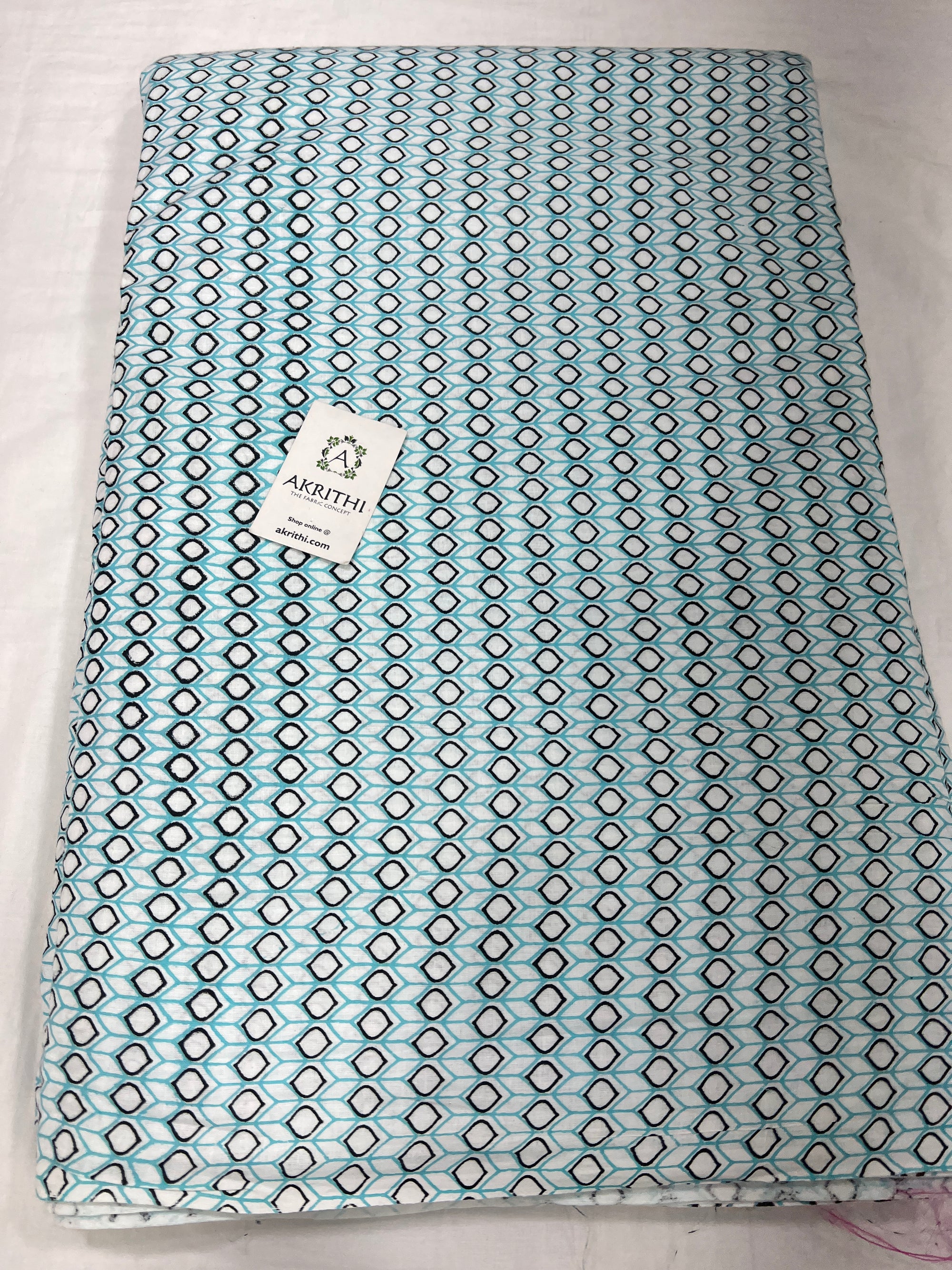 Printed pure cotton fabric