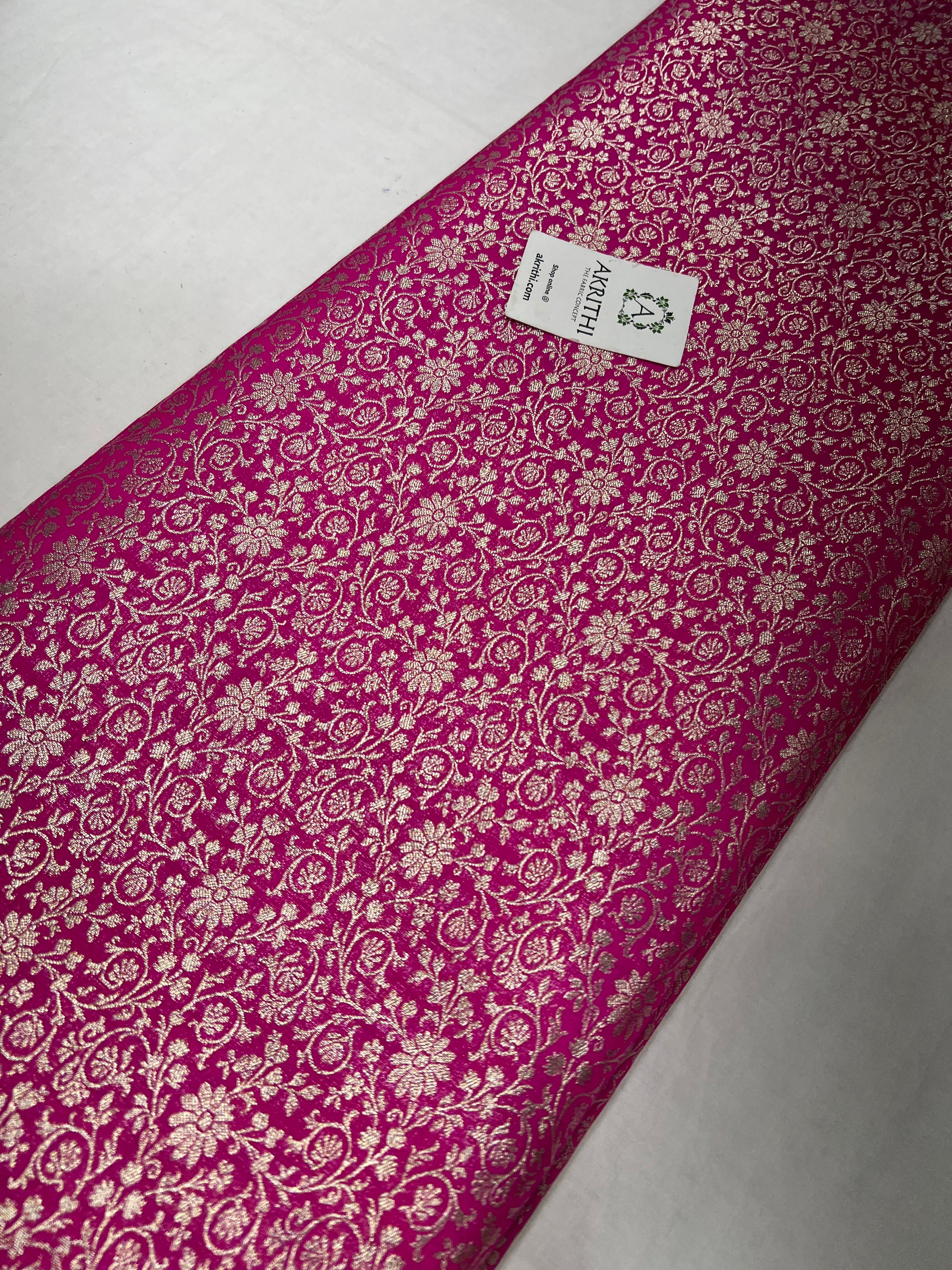 Pure Banarasi brocade fabric