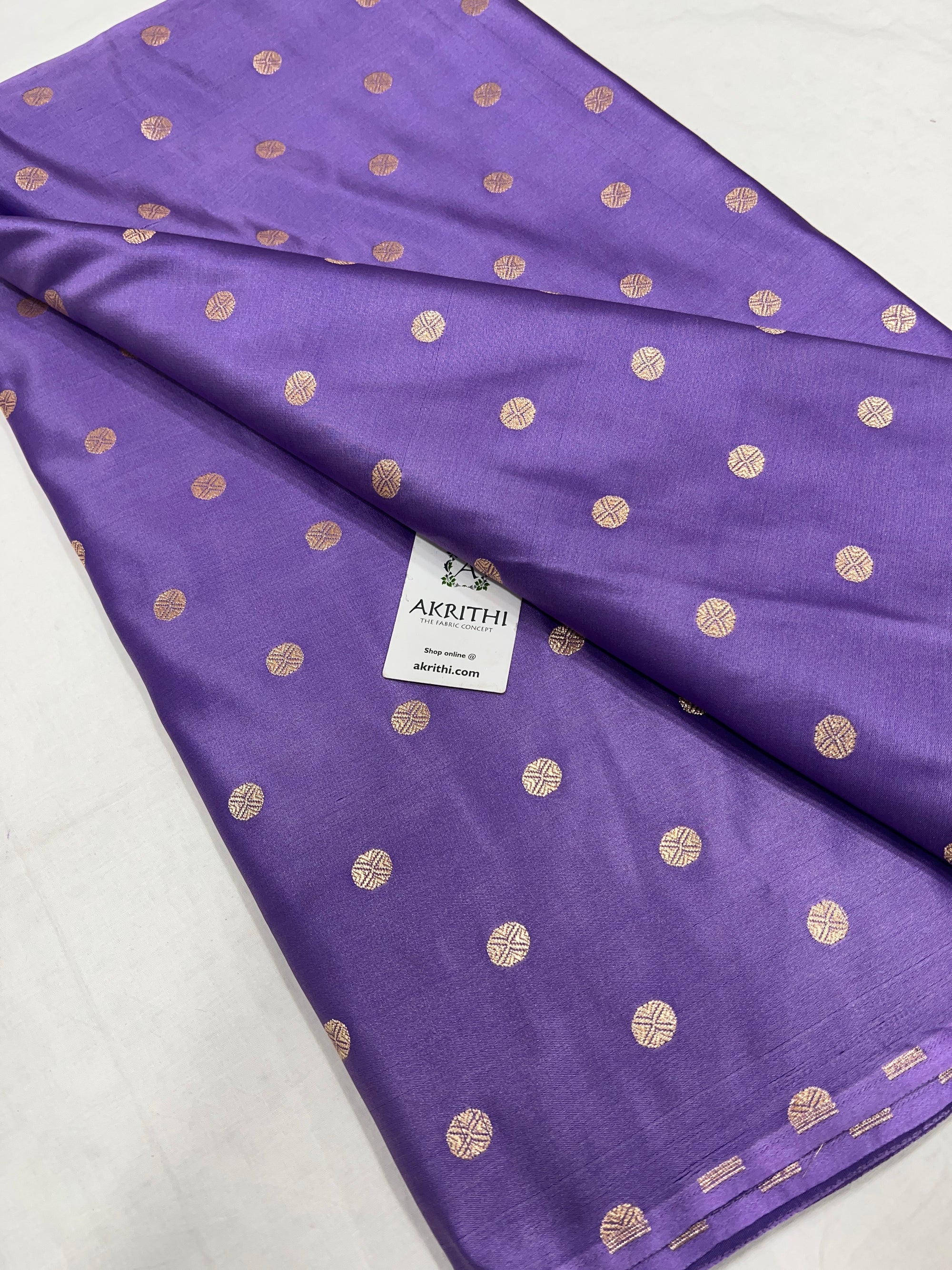 Pure Banarasi brocade butti fabric