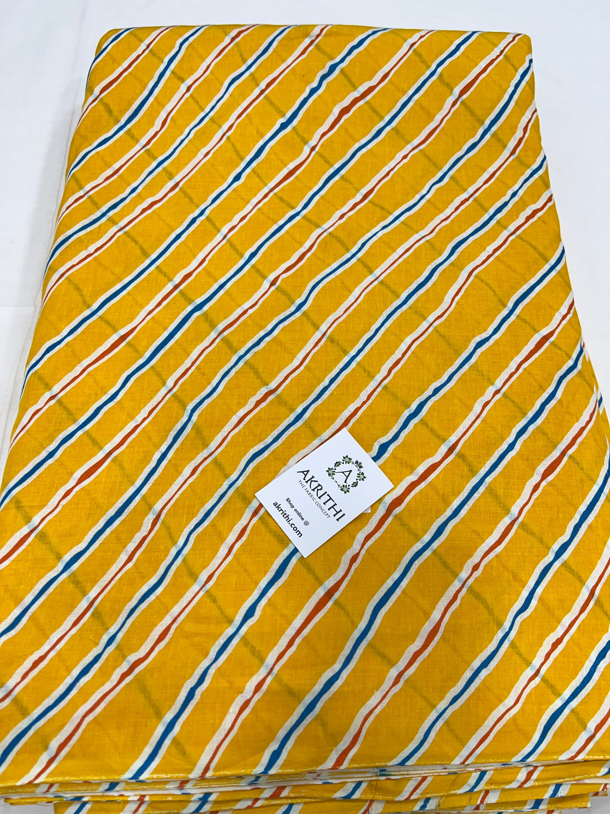 Printed pure cotton fabric
