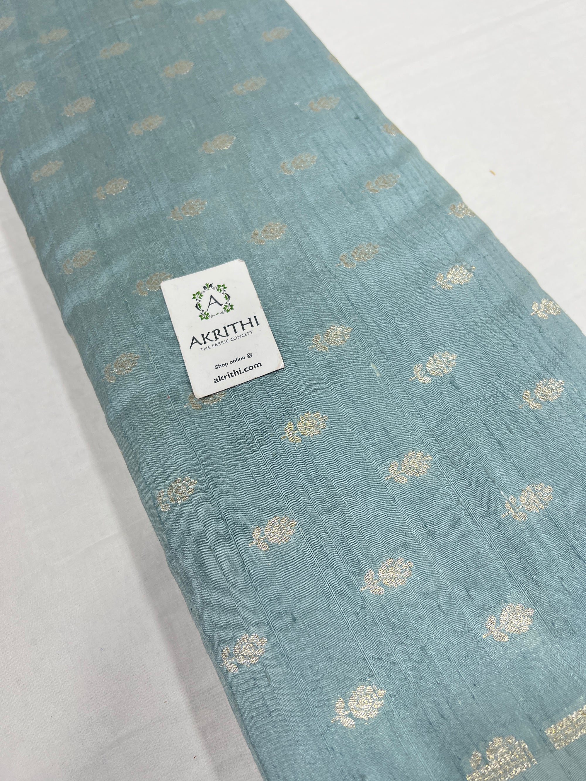 Pure raw silk Banarasi brocade fabric