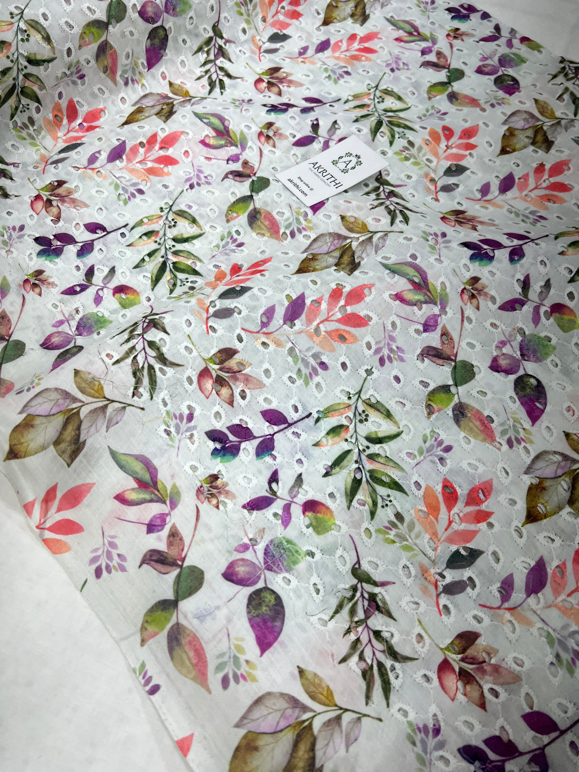 Printed Hakoba cotton fabric