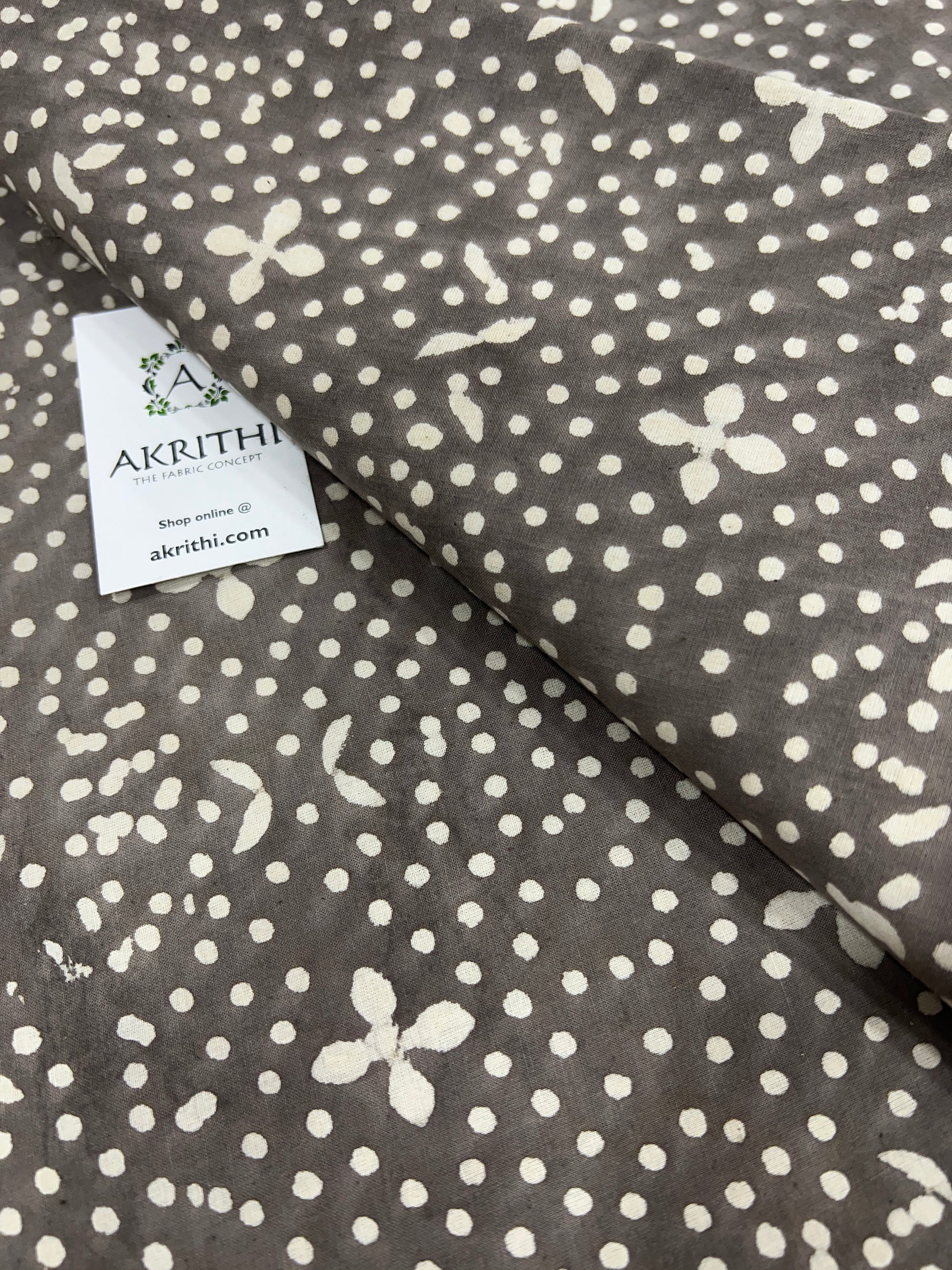 Dabu Printed pure cotton fabric