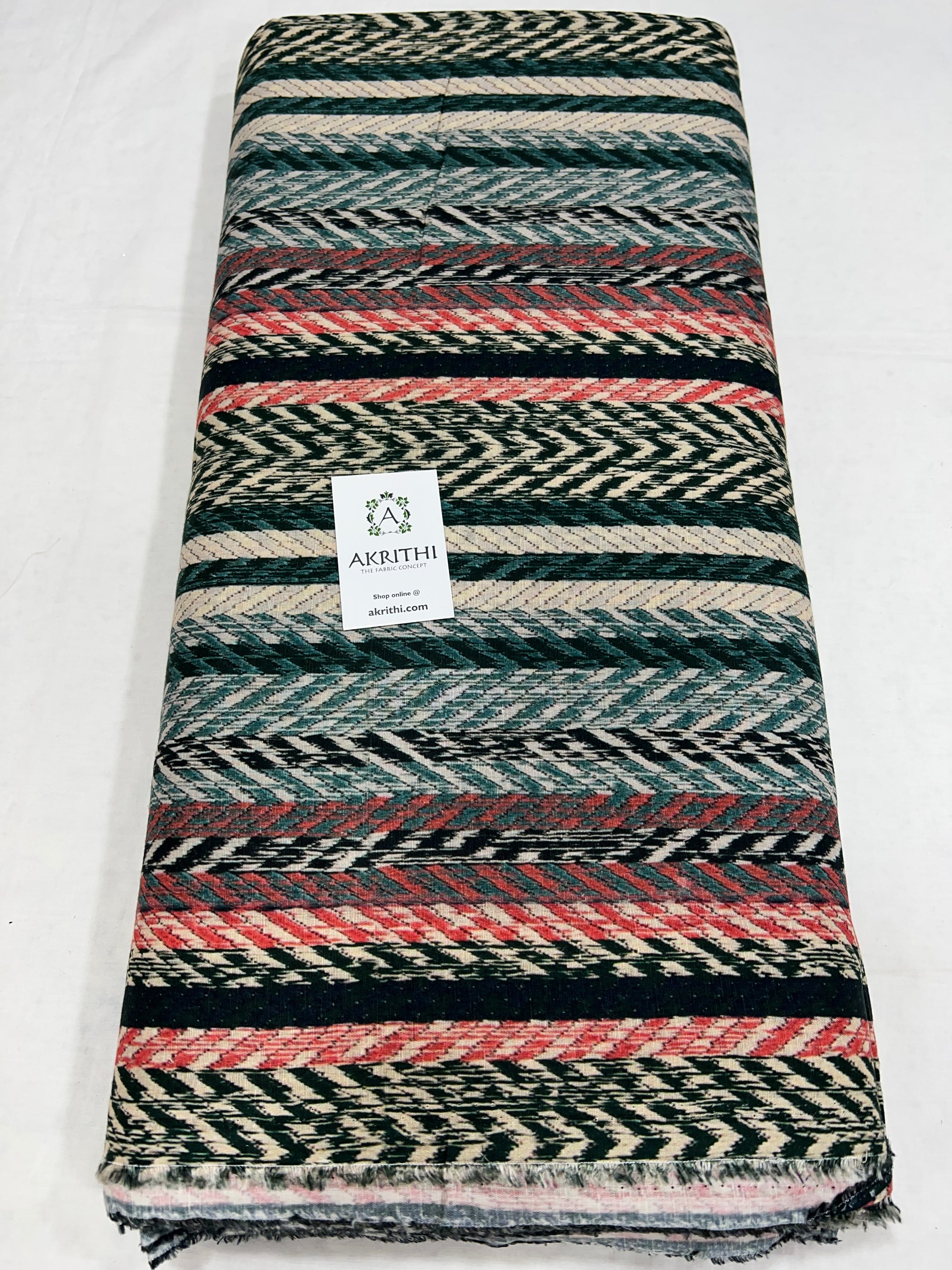 Digital Printed pure linen fabric
