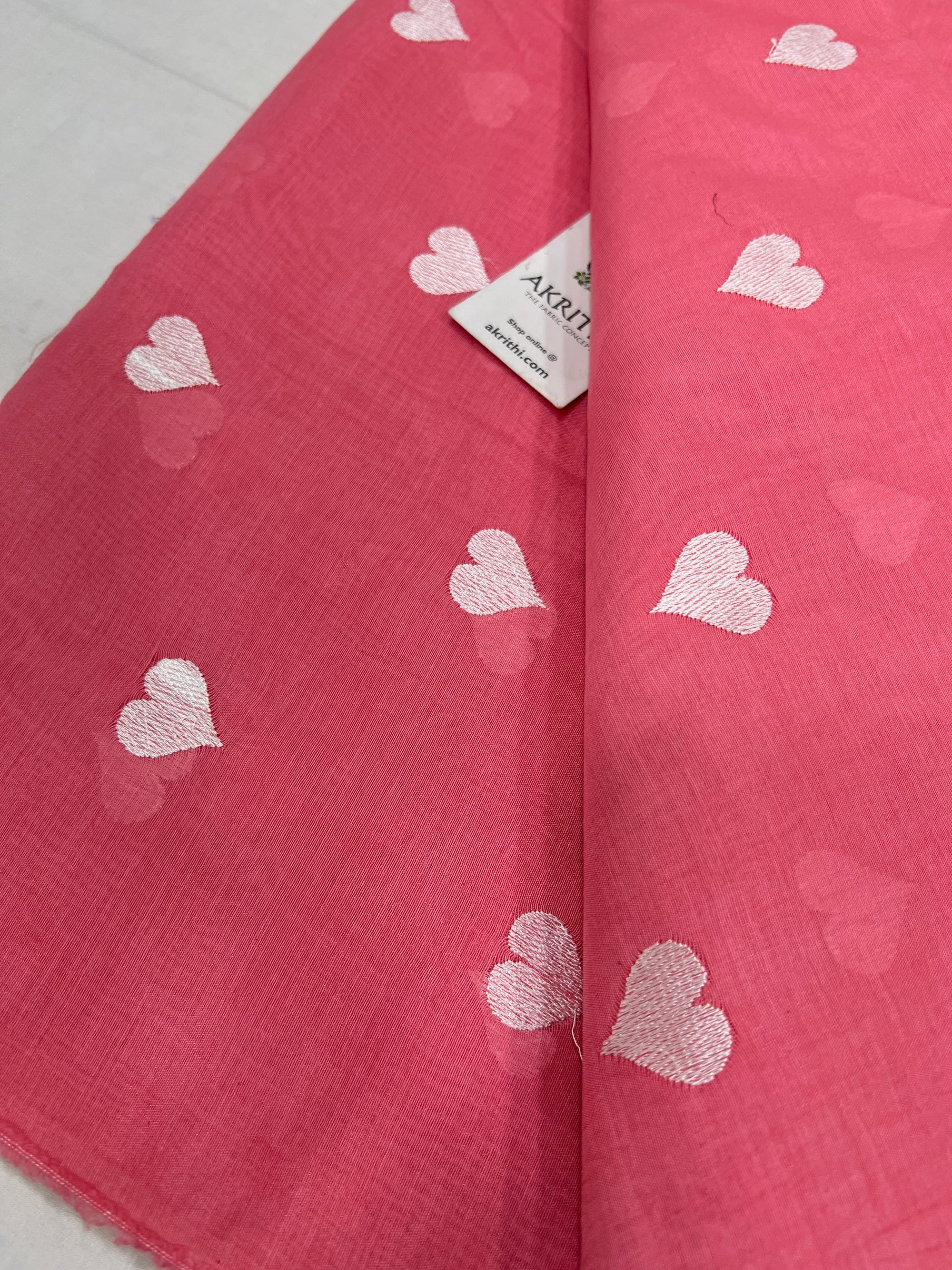 CHANDERI EMBROIDERED FABRIC