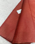 GOLD TISSUE CHECKS PURE TUSSAR SILK FABRIC