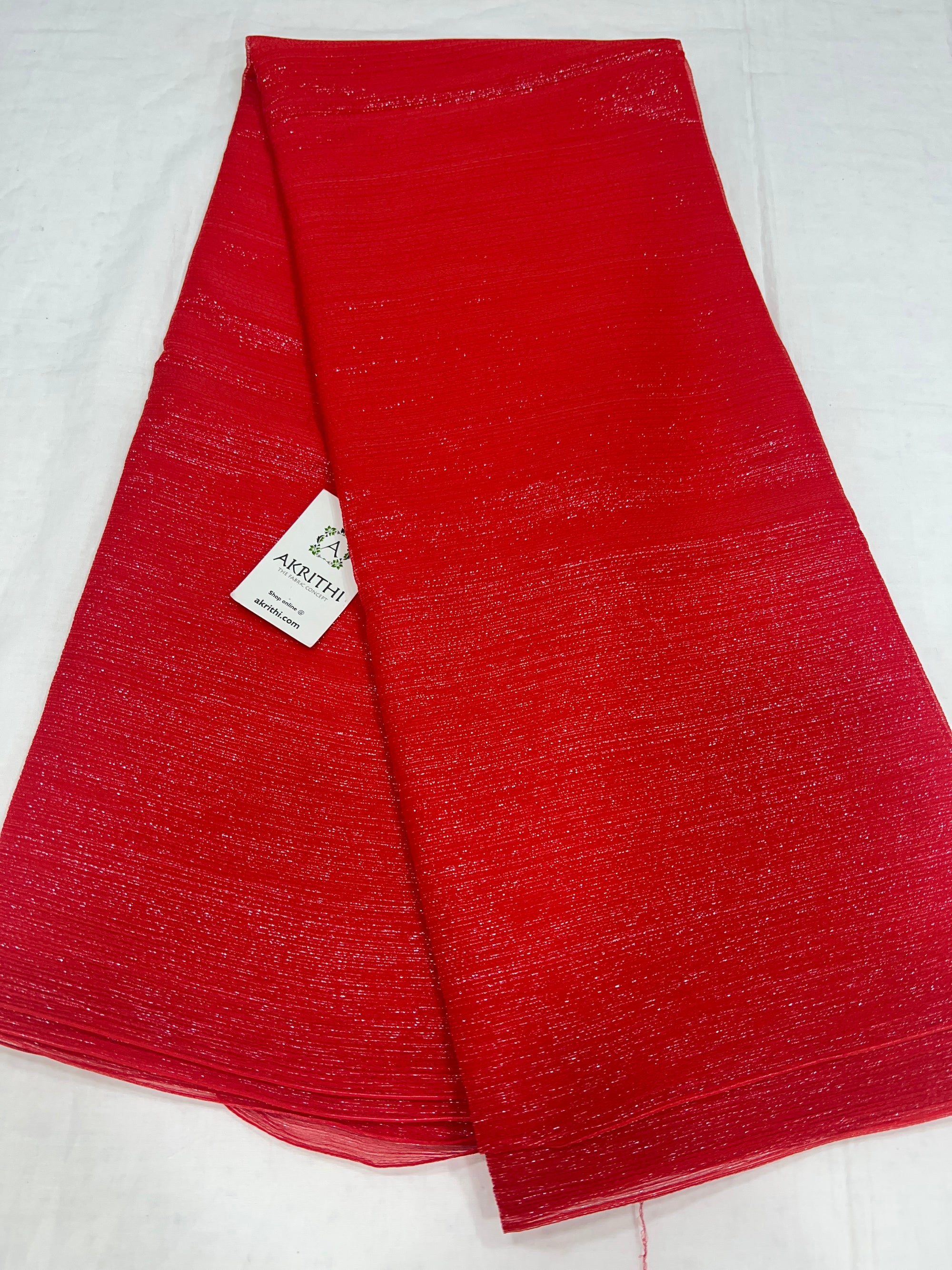 Pure silk chiffon lurex saree