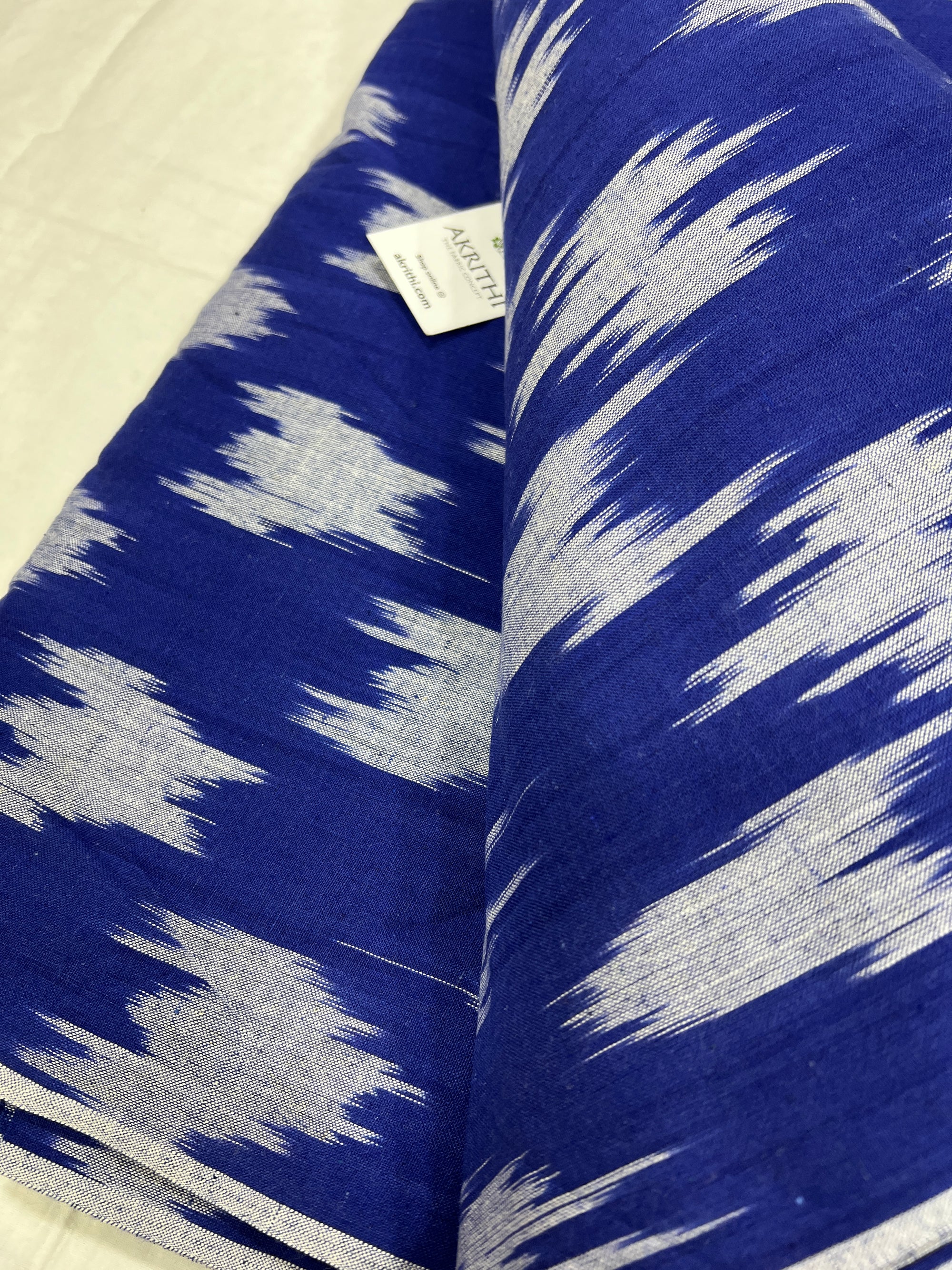 Handloom Ikat pure cotton fabric