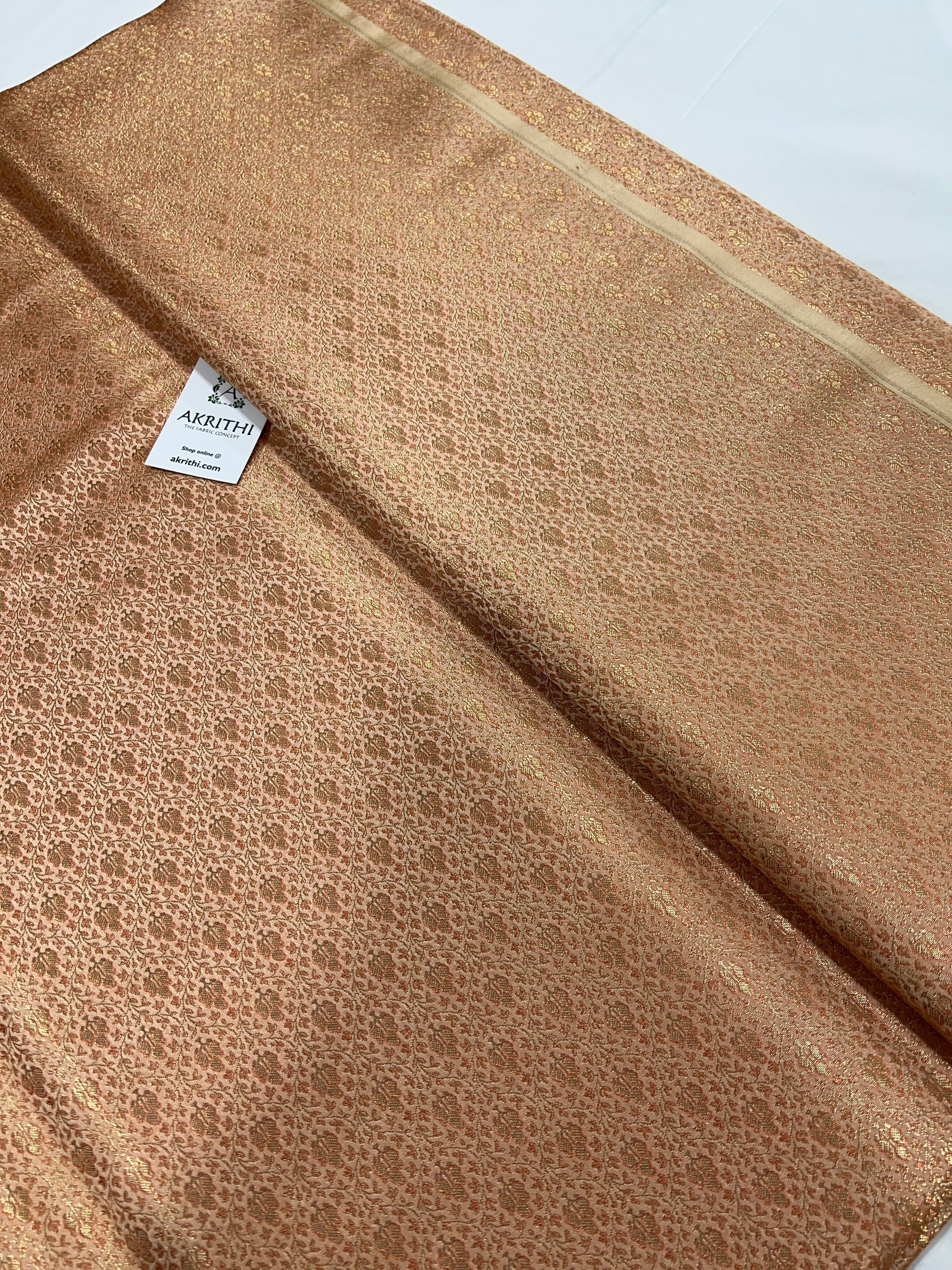 Pure Banarasi brocade fabric