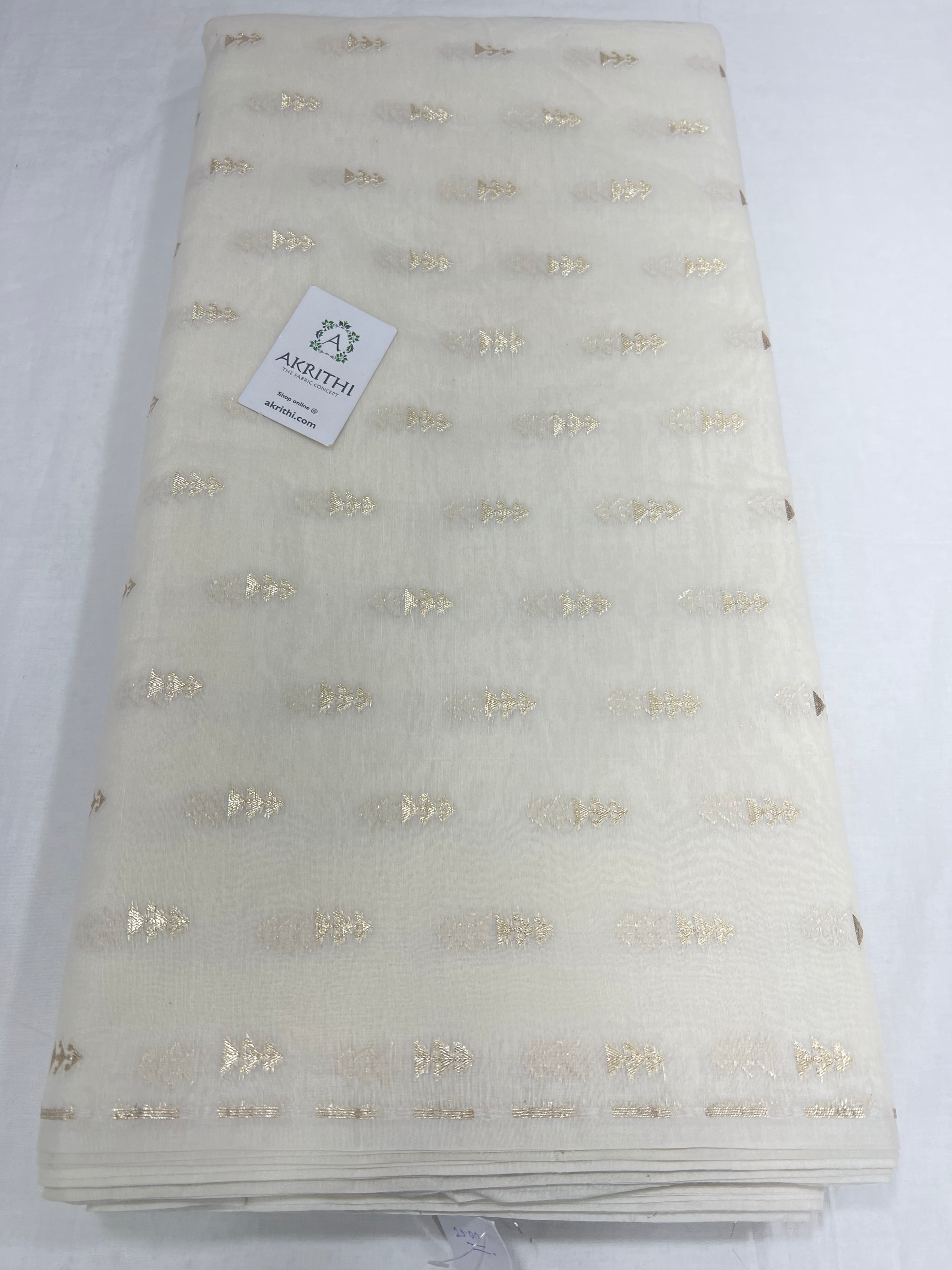 Dyeable banarasi Handloom chanderi lurex fabric
